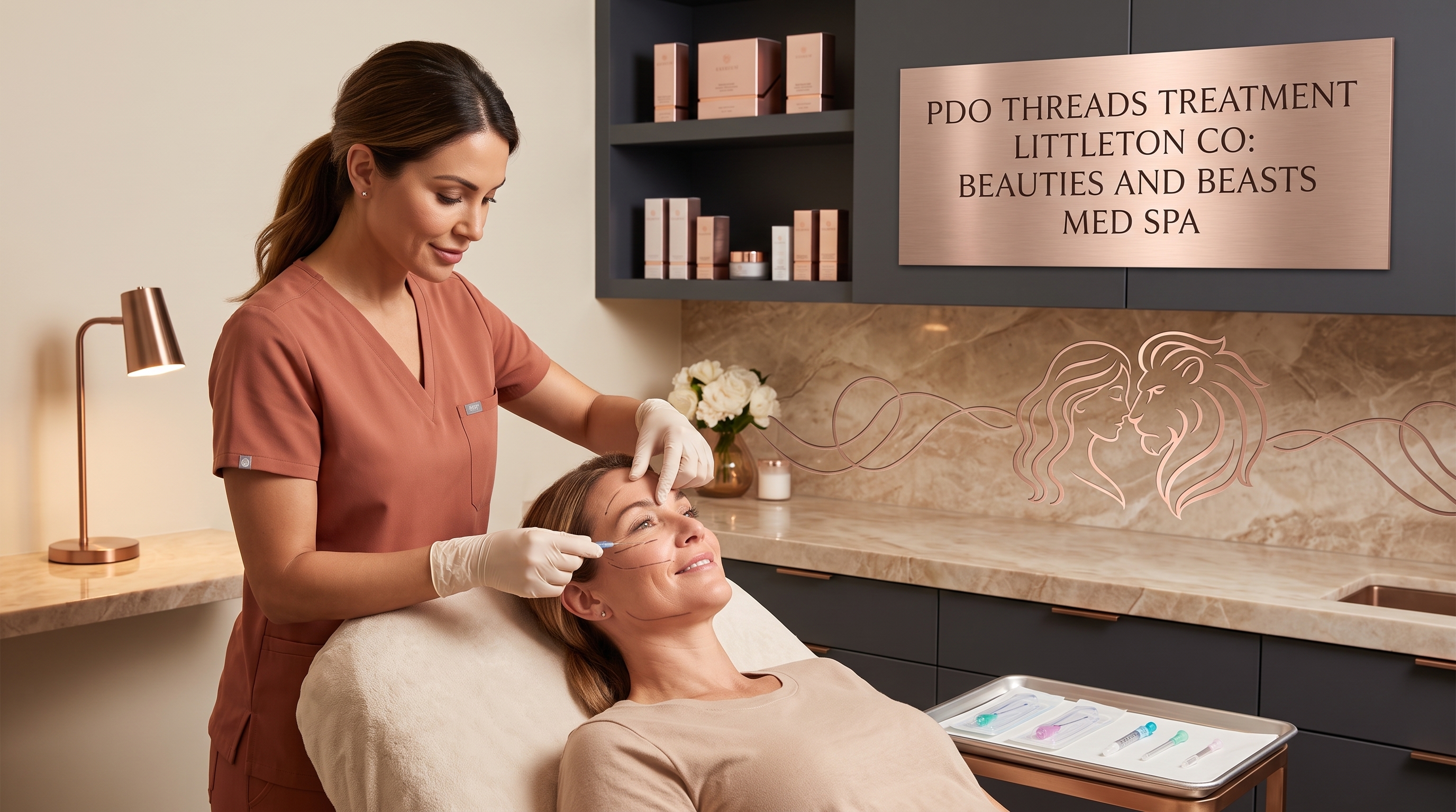 PDO THREADS TREATMENT LITTLETON CO: BEAUTIES AND BEASTS MED SPA DELIVERS EXPERT PDO THREAD LIFTS
