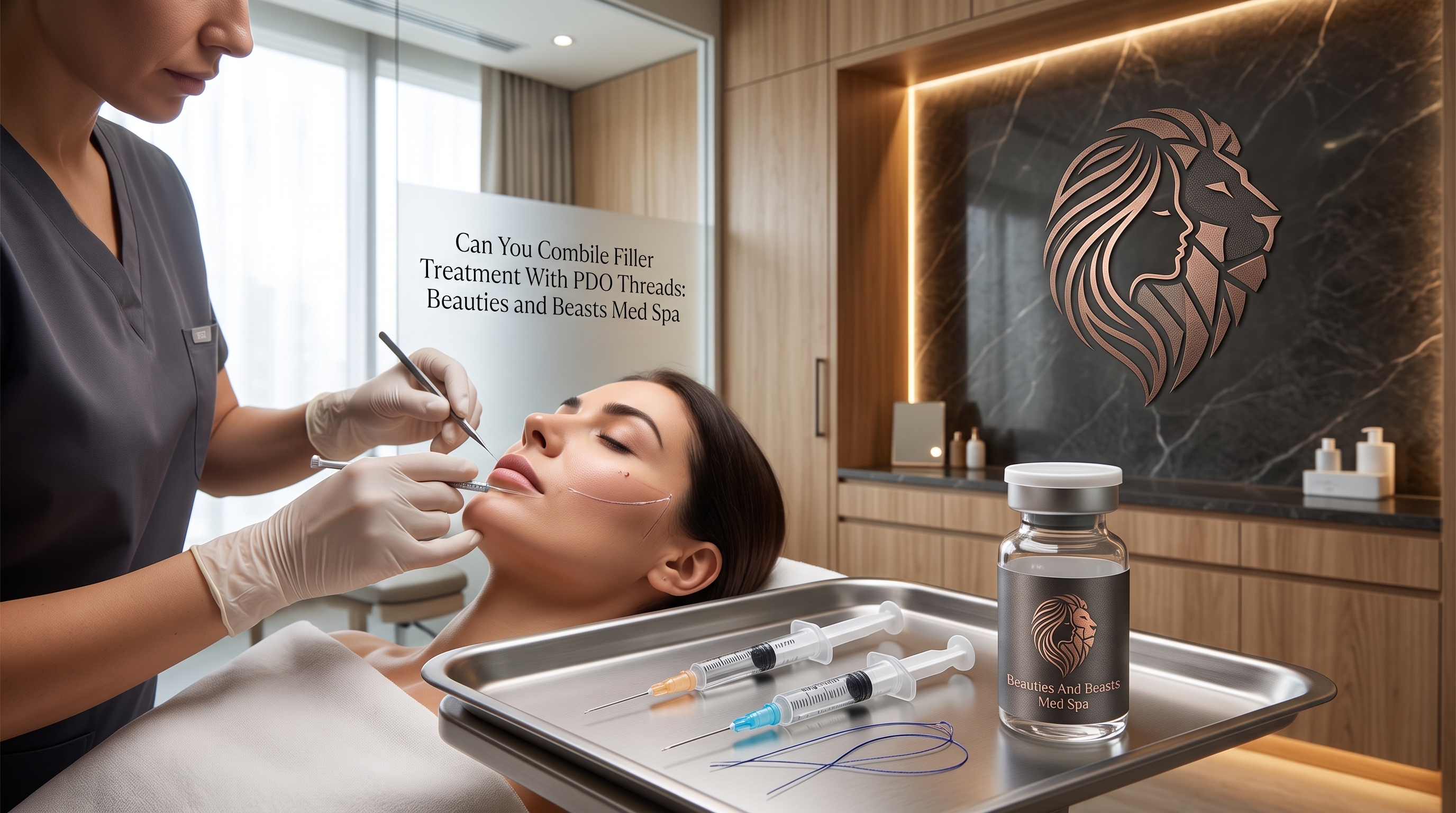CAN YOU COMBILE FILLER TREATMENT WITH PDO THREADS: BEAUTIES AND BEASTS MED SPA
