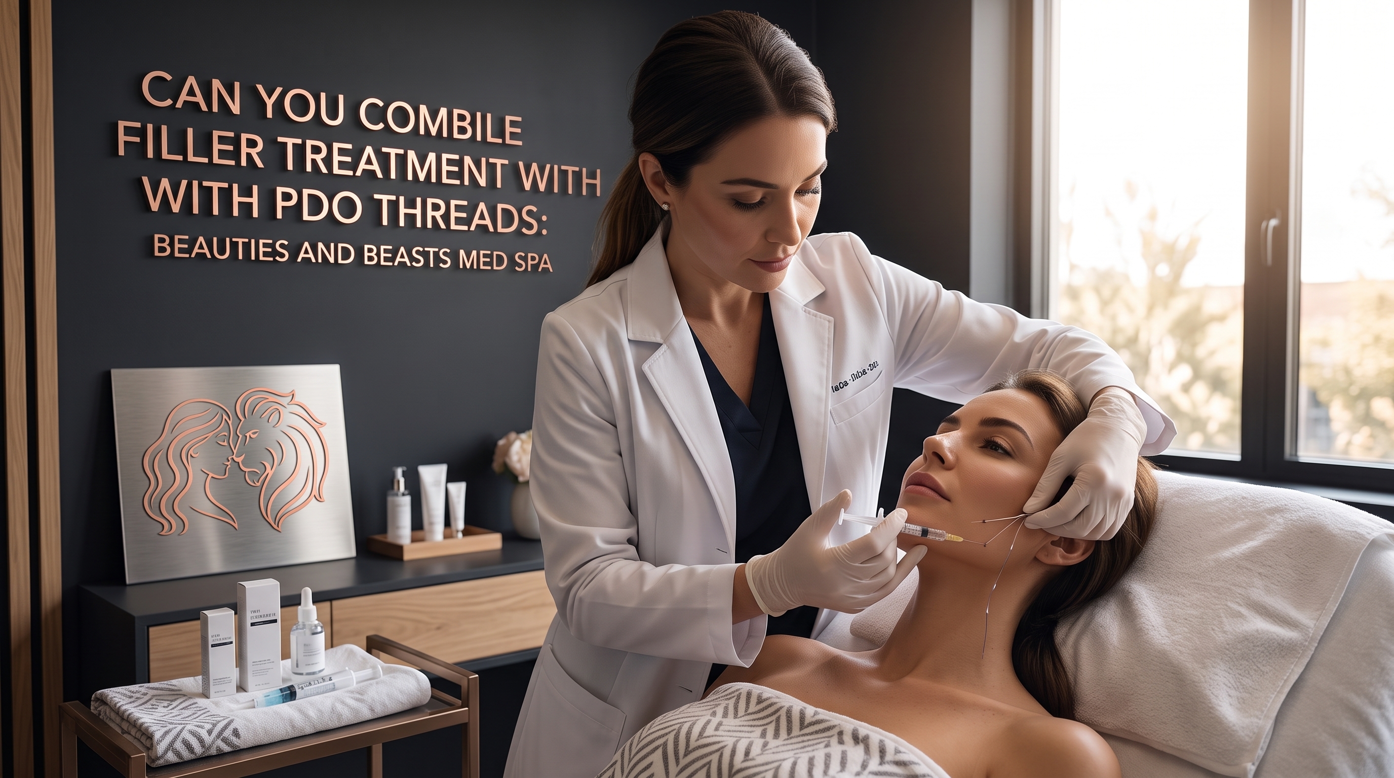 CAN YOU COMBILE FILLER TREATMENT WITH PDO THREADS: BEAUTIES AND BEASTS MED SPA