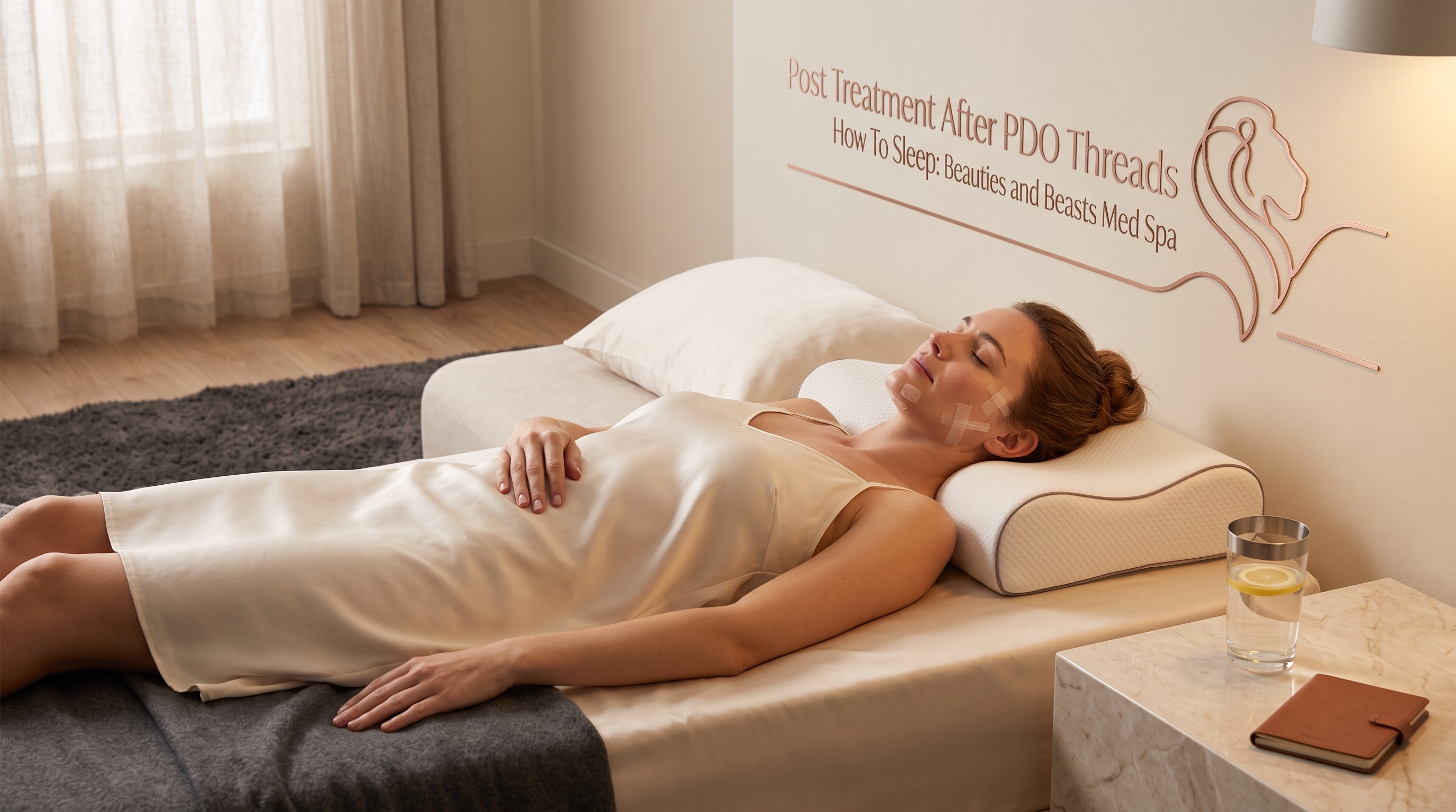 POST TREATMENT AFTER PDO THREADS HOW TO SLEEP: BEAUTIES AND BEASTS MED SPA