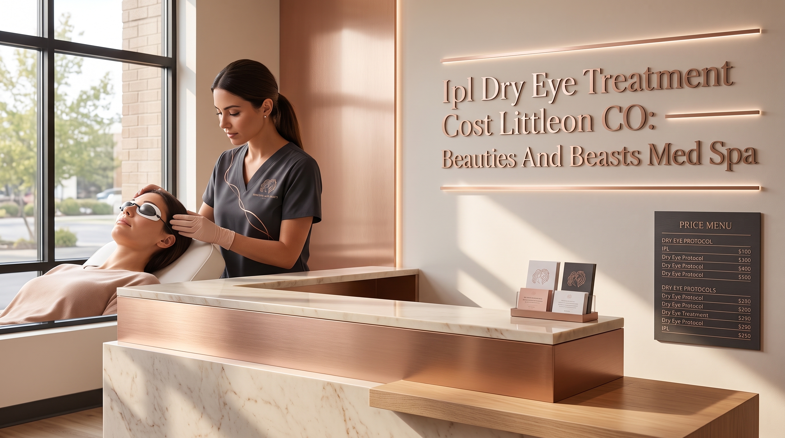 IPL DRY EYE TREATMENT COST LITTLEON CO: BEAUTIES AND BEASTS MED SPA OFFERS TRANSPARENT PRICING