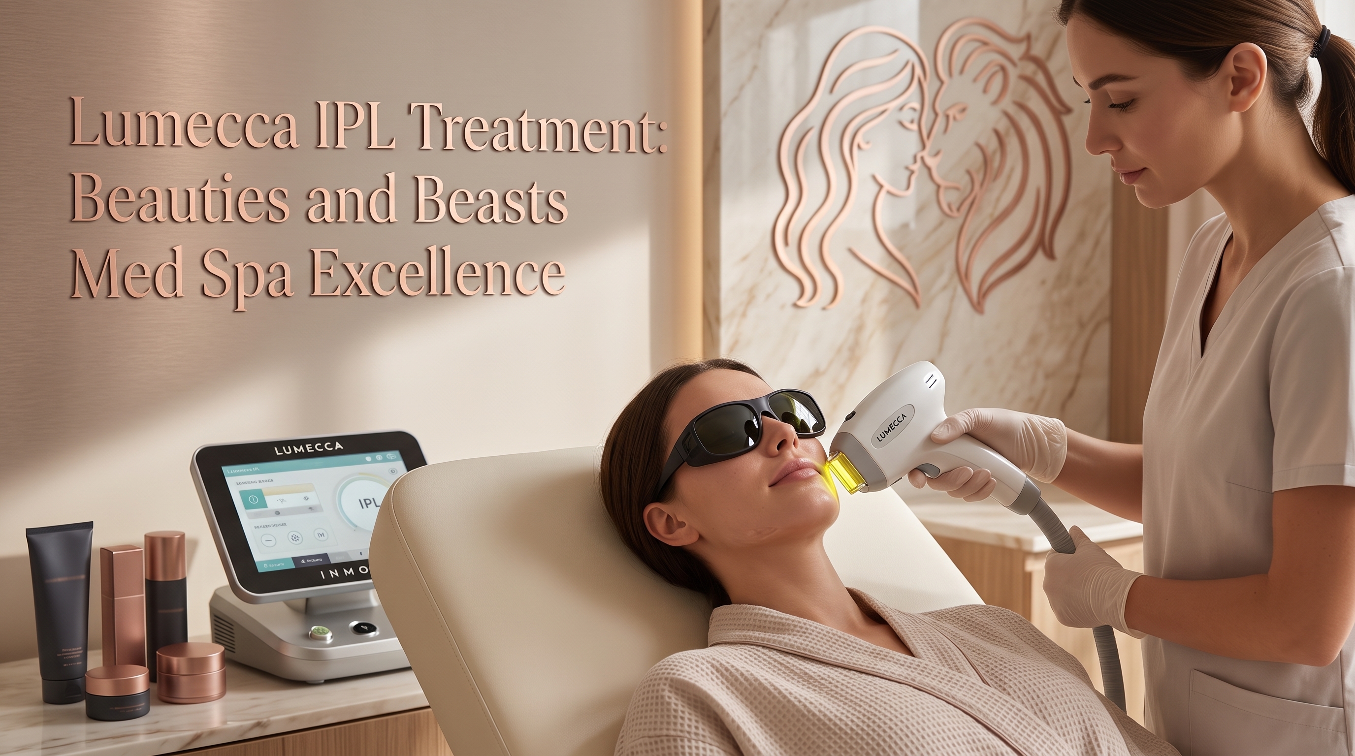lumecca ipl treatment: Beauties and Beasts Med Spa Patient Results With Dye‑VL