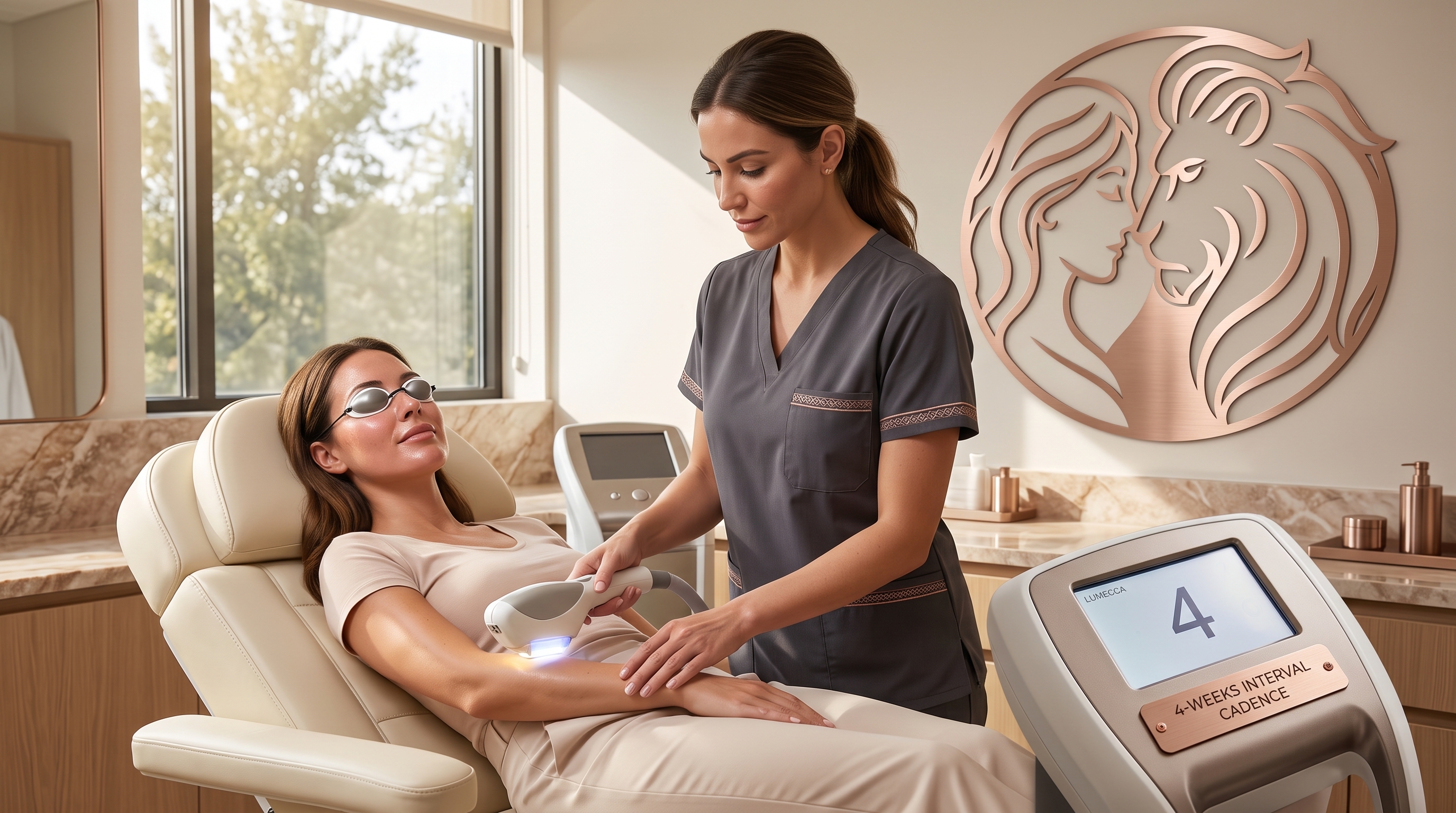 LUMECCA IPL TREATMENT INTERVAL 4 WEEKS: BEAUTIES AND BEASTS MED SPA OPTIMIZES IPL CADENCE