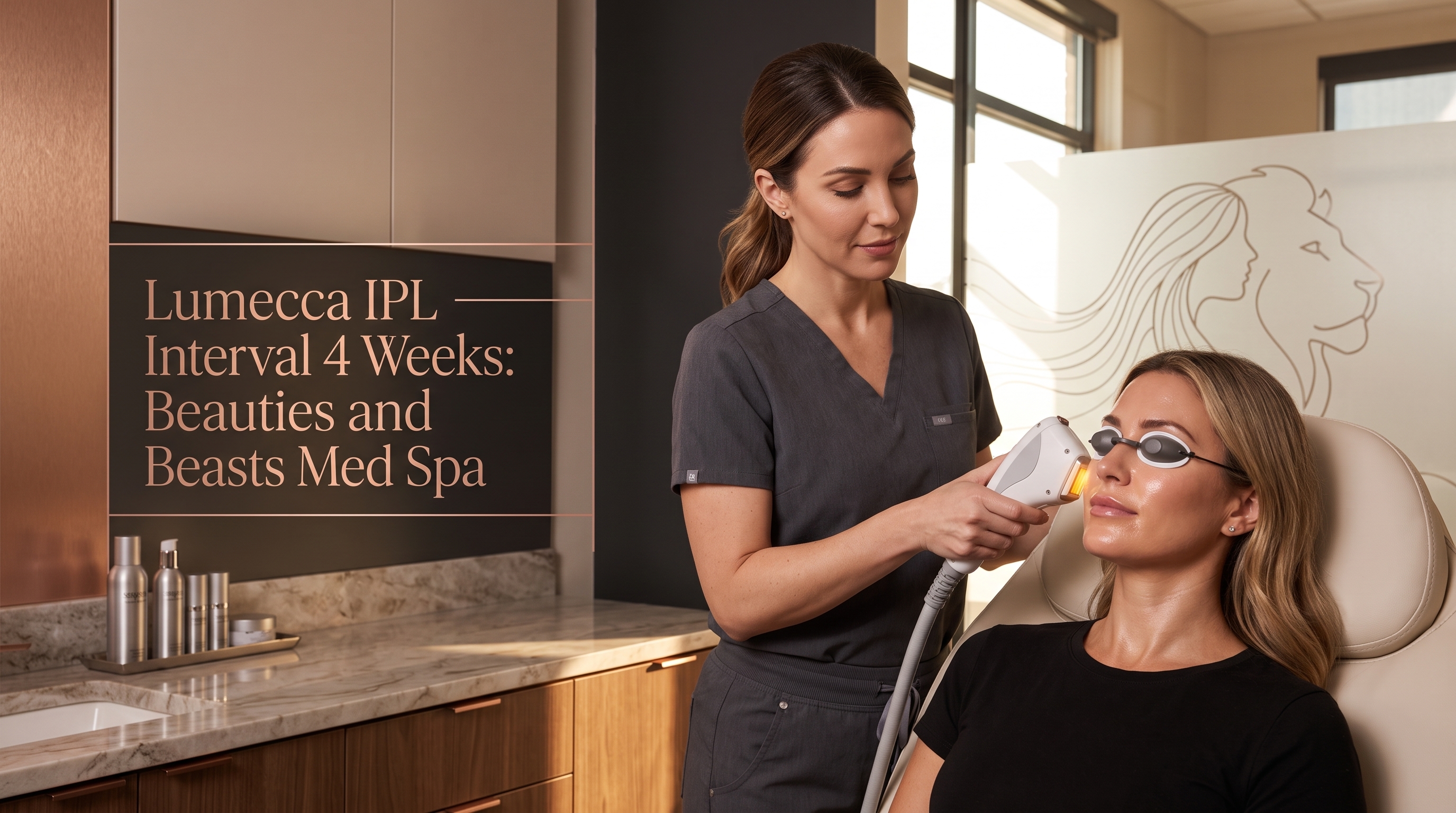 LUMECCA IPL TREATMENT INTERVAL 4 WEEKS: BEAUTIES AND BEASTS MED SPA KEN CARYL CLINIC