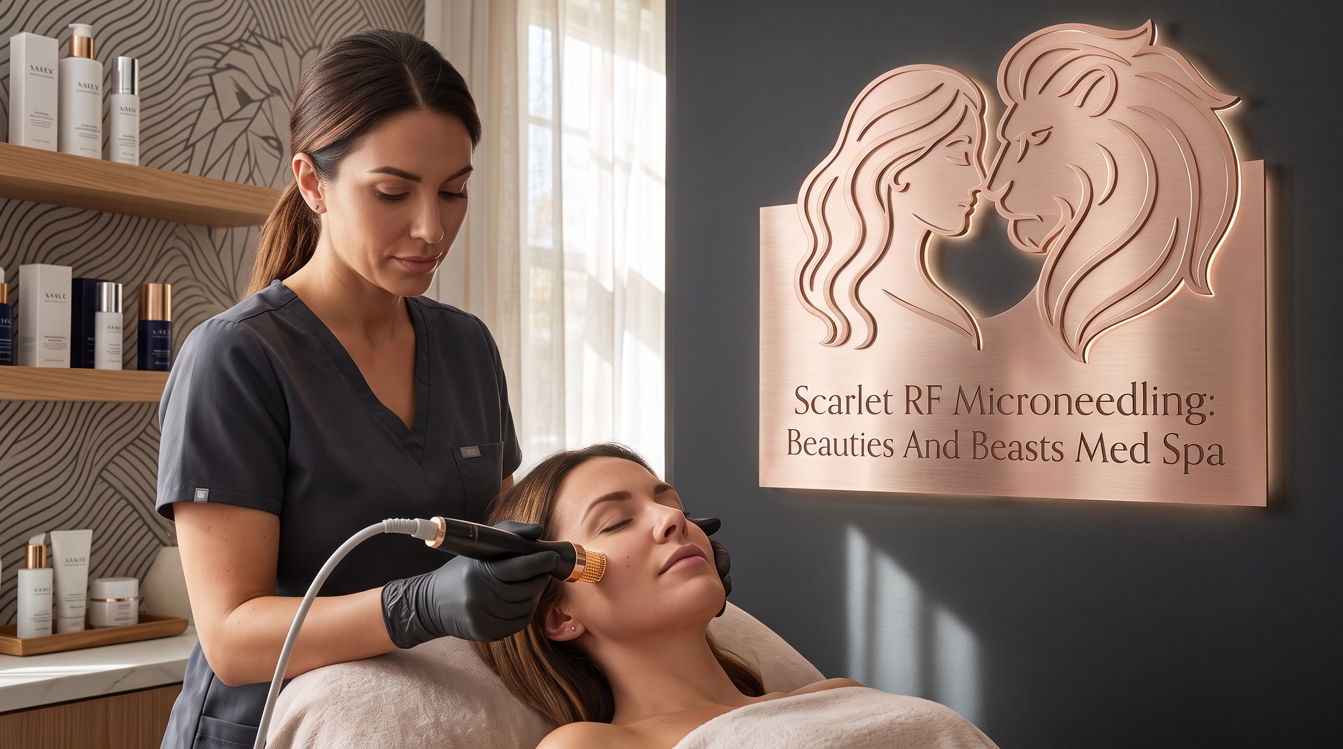 SCARLET RF MICRONEEDLING: BEAUTIES AND BEASTS MED SPA EXPERTISE