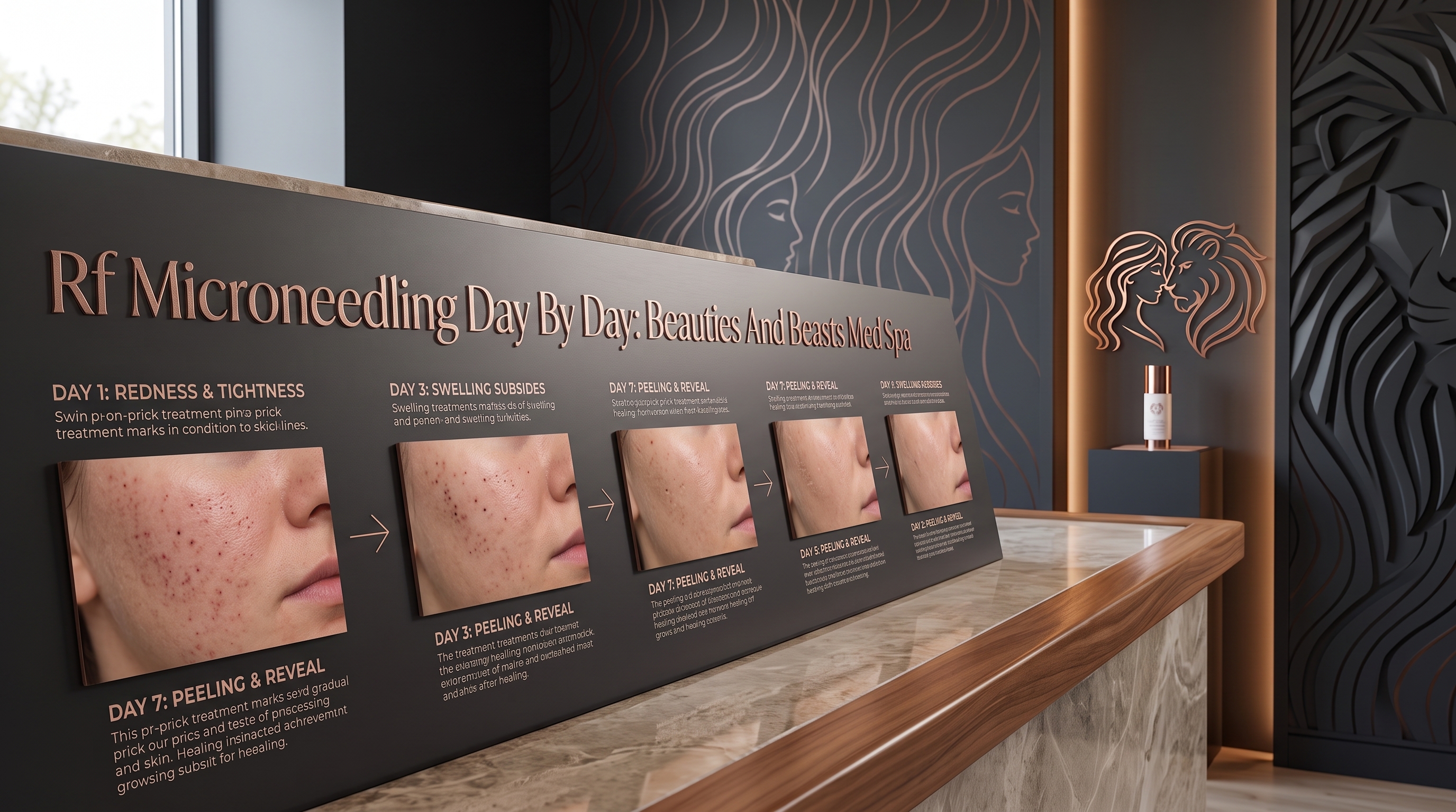 RF MICRONEEDLING DAY BY DAY: BEAUTIES AND BEASTS MED SPA HEALING TIMELINE