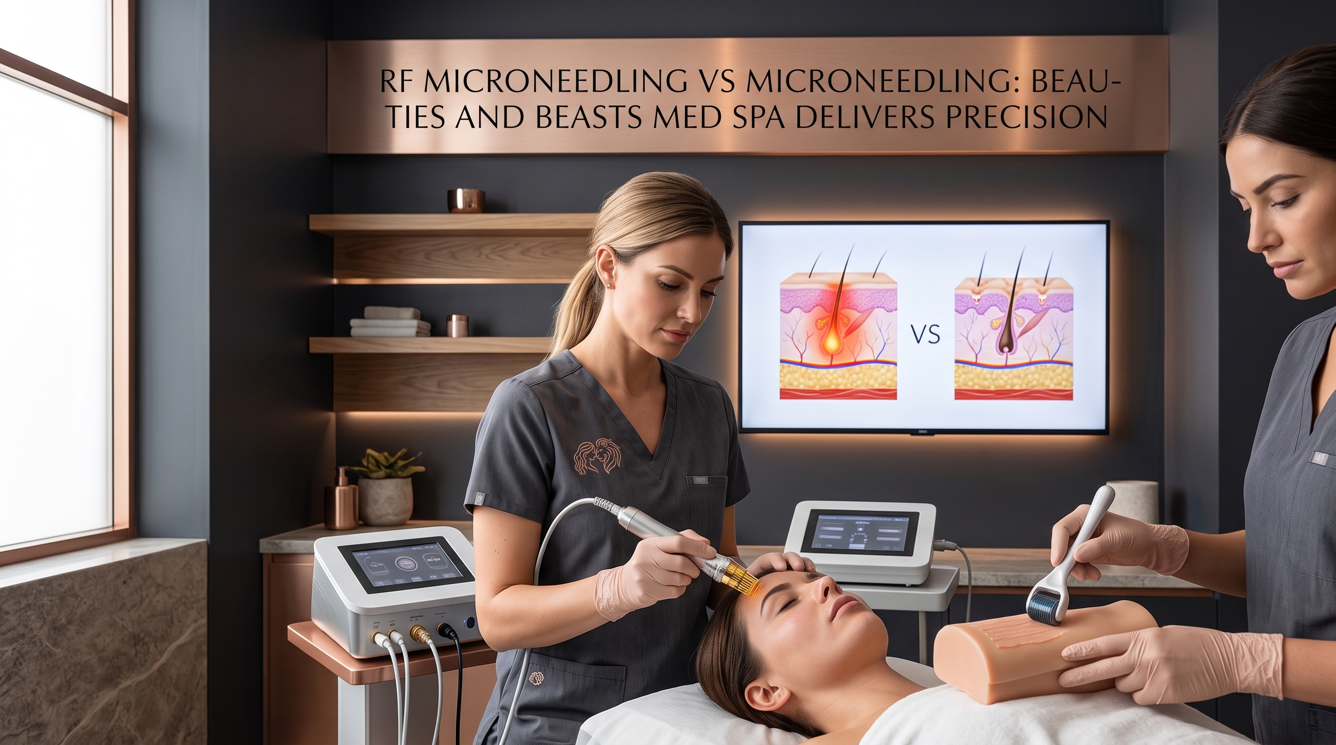 RF MICRONEEDLING VS MICRONEEDLING: BEAUTIES AND BEASTS MED SPA