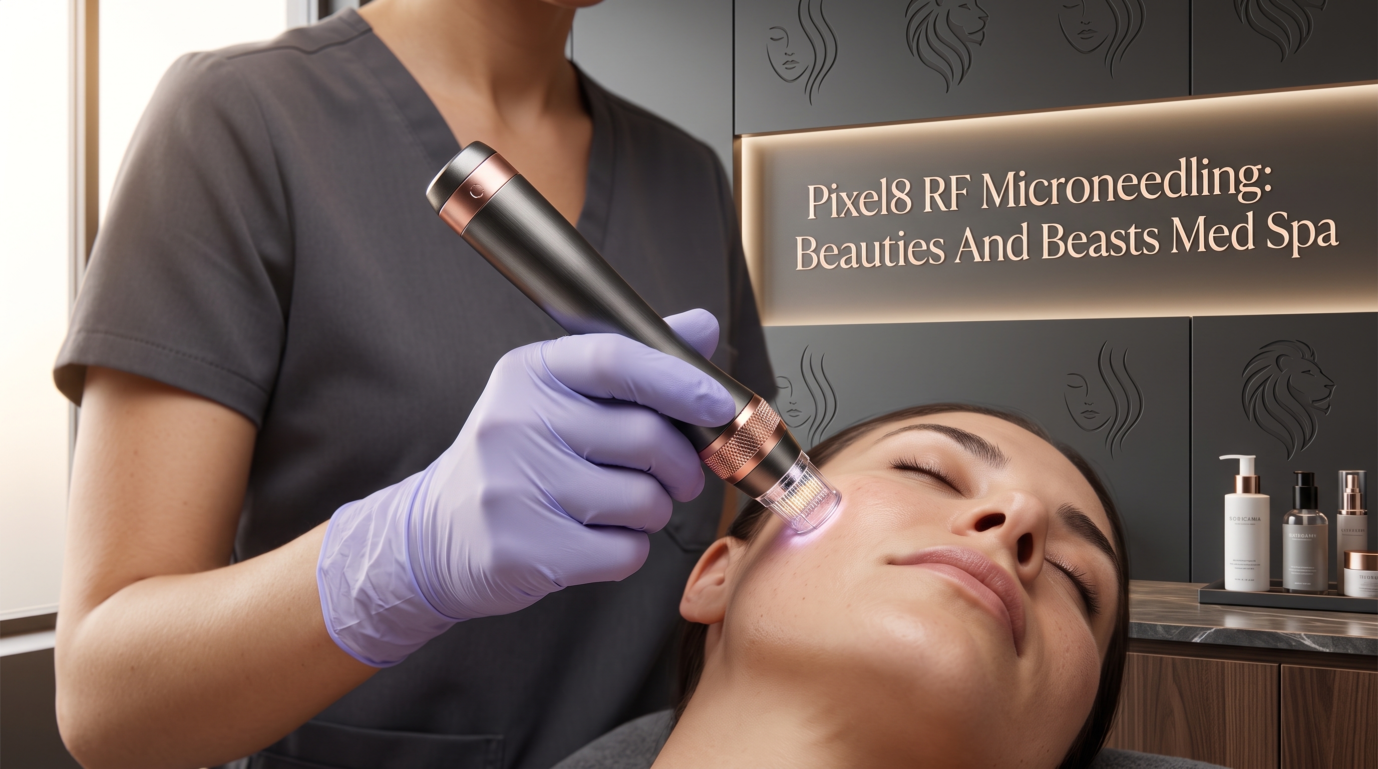 PIXEL8 RF MICRONEEDLING: BEAUTIES AND BEASTS MED SPA BEFORE AND AFTER
