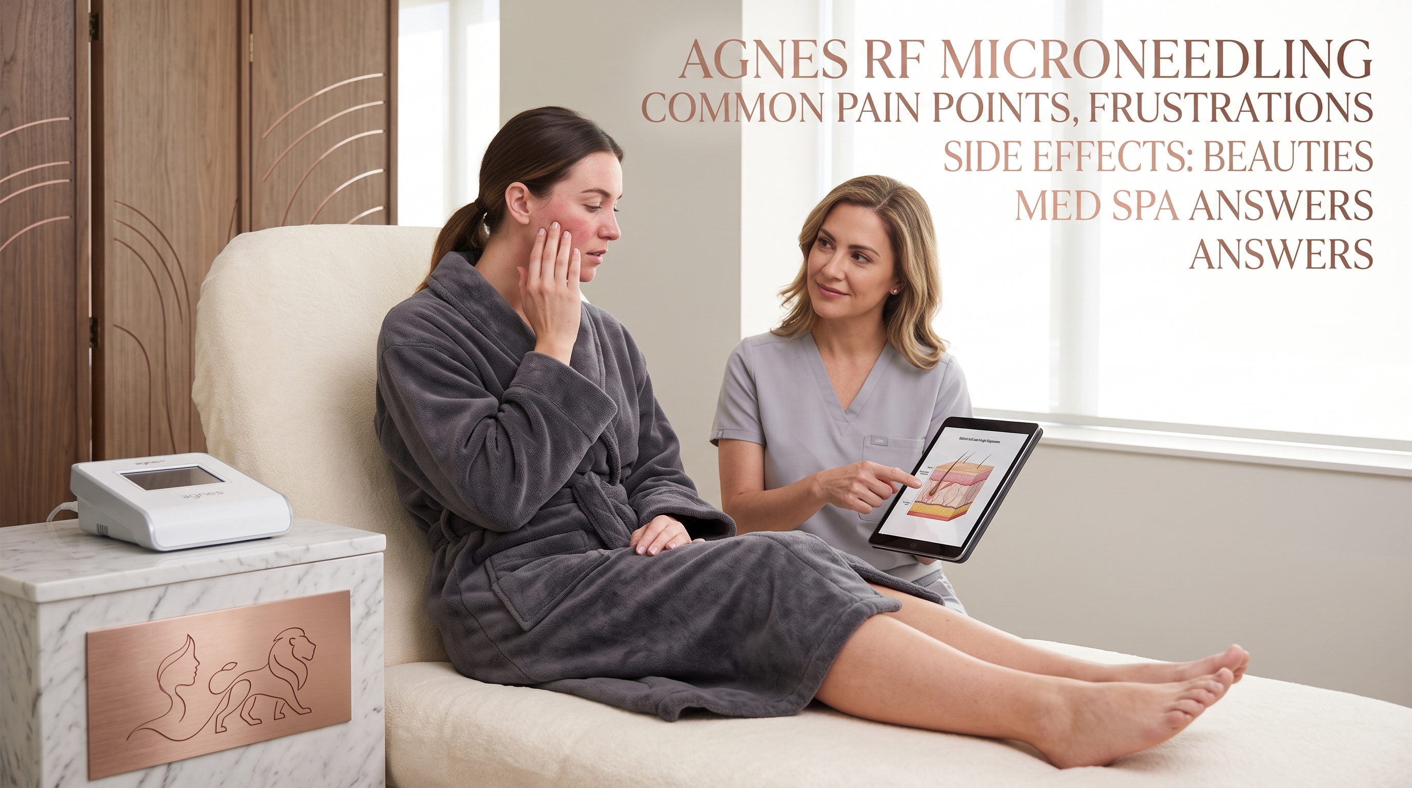 AGNES RF MICRONEEDLING COMMON PAIN POINTS FRUSTRATIONS SIDE EFFECTS: BEAUTIES AND BEASTS MED SPA PATIENT JOURNEY
