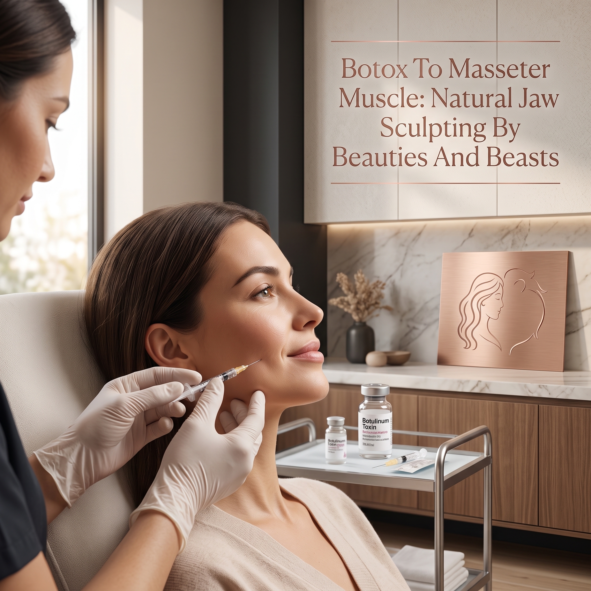 BOTOX TO MASSETER MUSCLE: BEAUTIES AND BEASTS MED SPA PROVIDES PRECISE MASSETER INJECTIONS