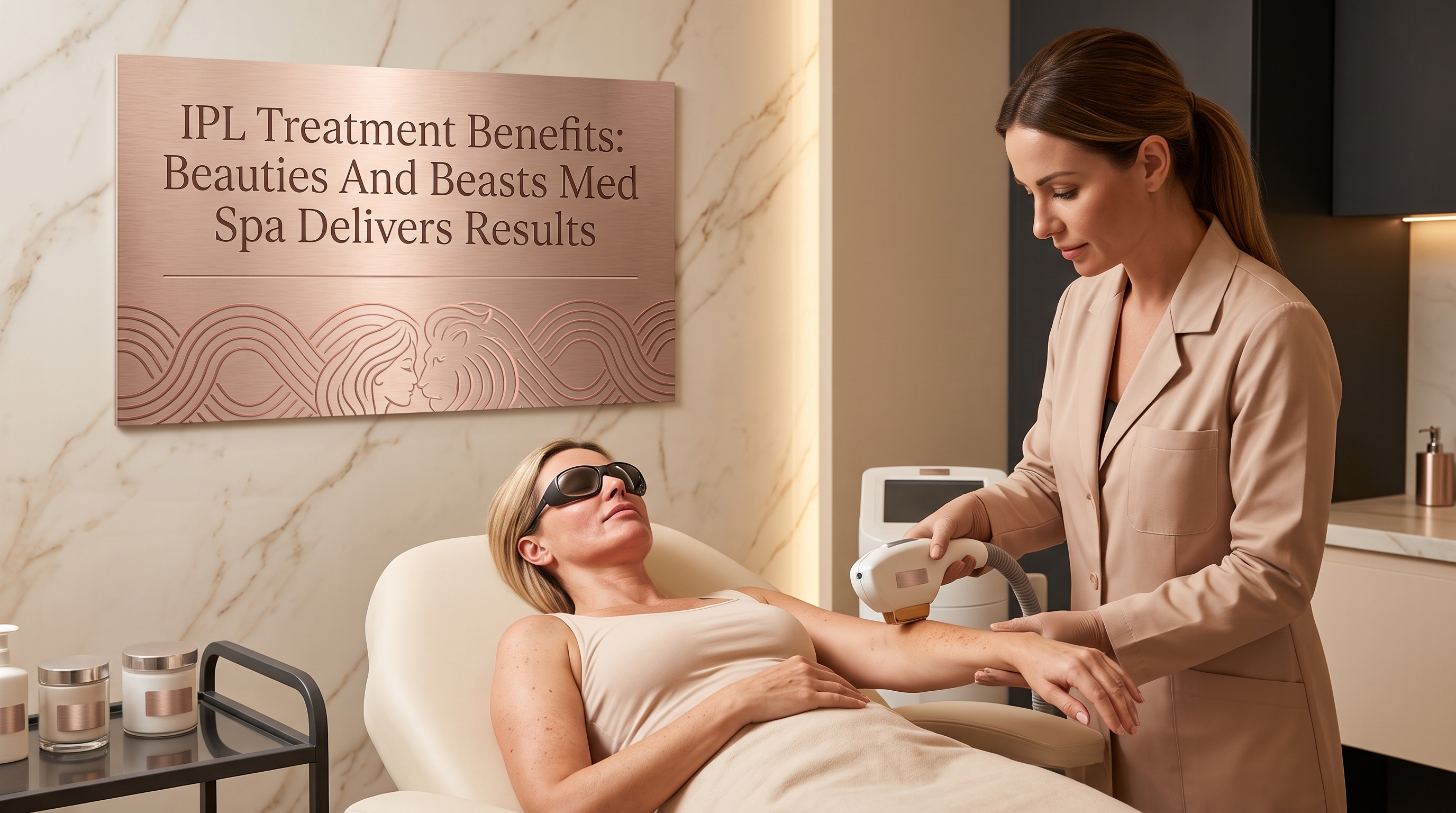 IPL TREATMENT BENEFITS: BEAUTIES AND BEASTS MED SPA SHOWS PATIENT PROGRESSION