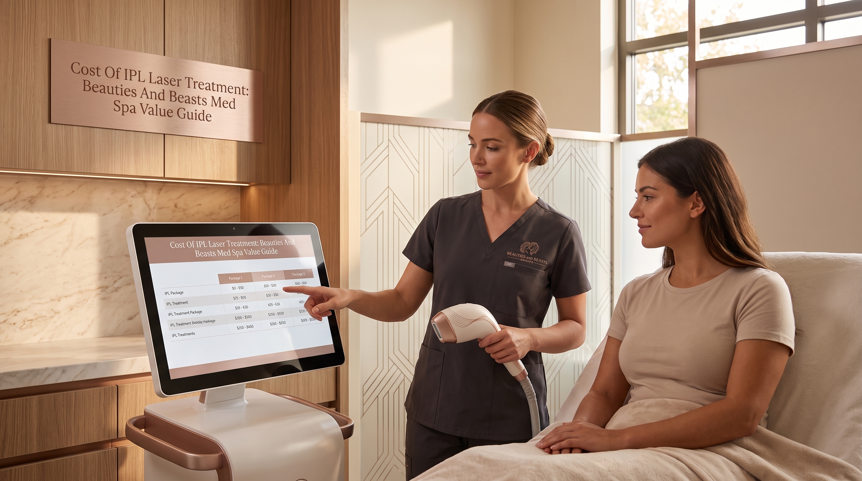 COST OF IPL LASER TREATMENT: BEAUTIES AND BEASTS MED SPA EXPLAINS DEVICE SELECTION
