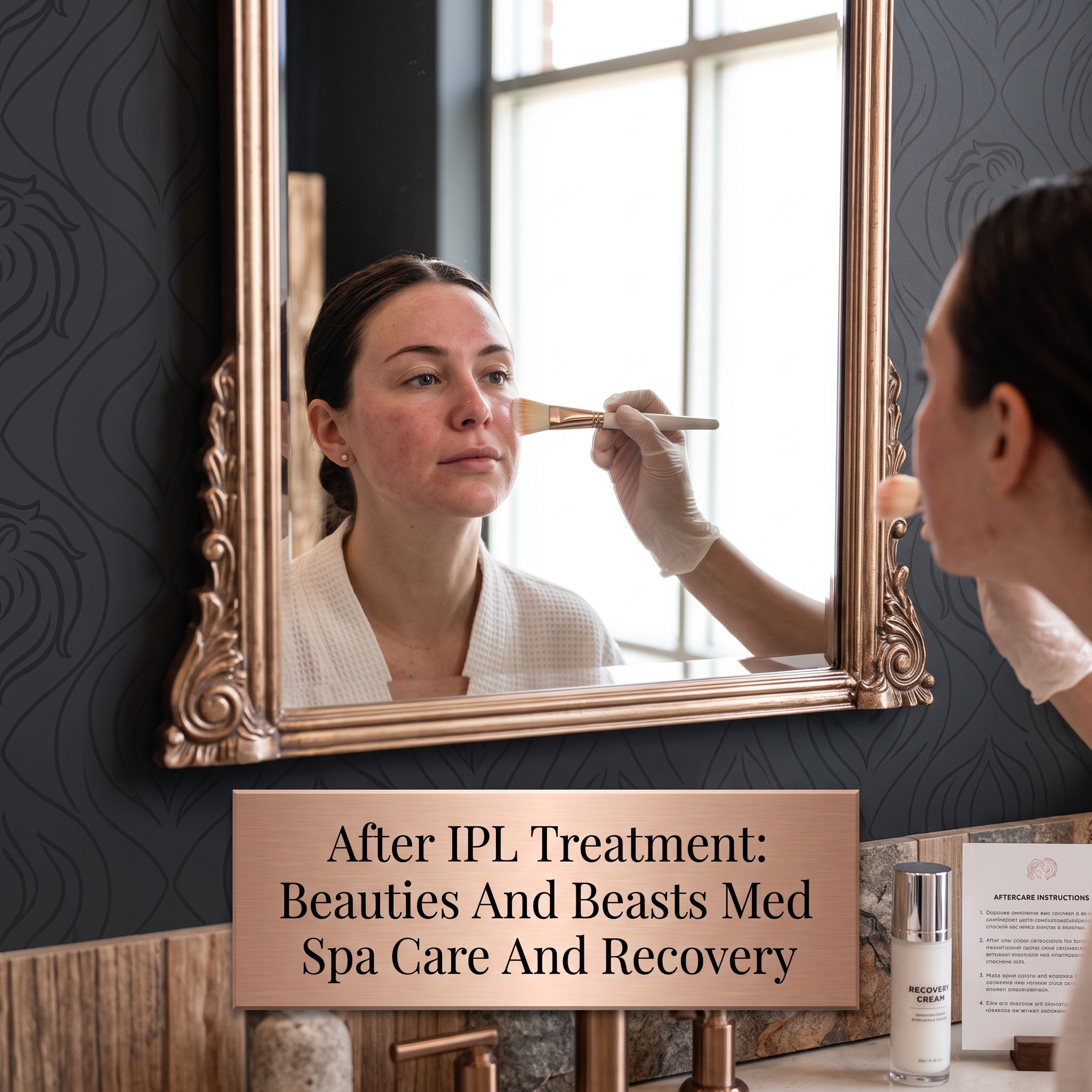AFTER IPL TREATMENT: BEAUTIES AND BEASTS MED SPA CARE AND RECOVERY