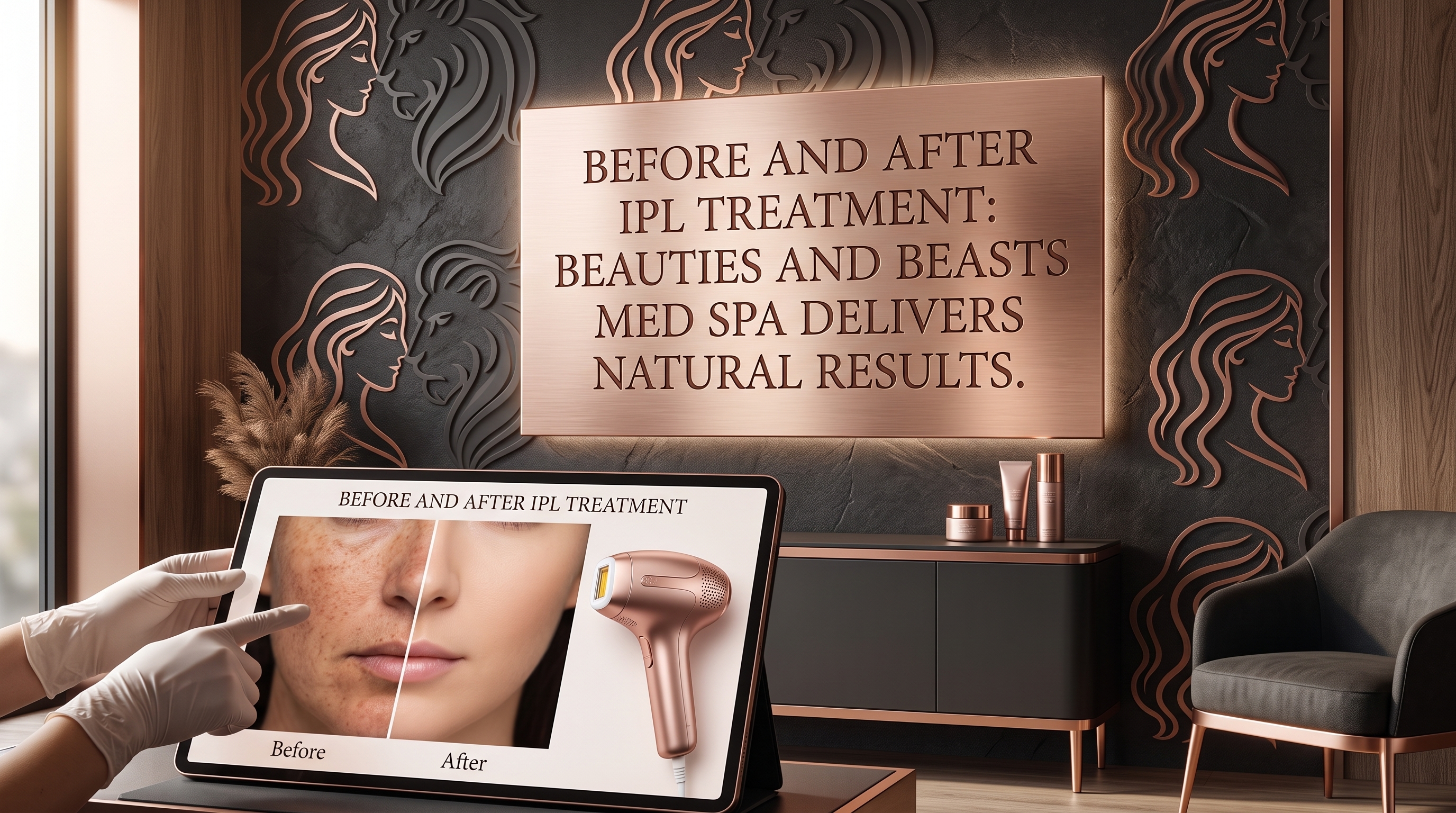 BEFORE AND AFTER IPL TREATMENT: BEAUTIES AND BEASTS MED SPA DELIVERS NATURAL RESULTS