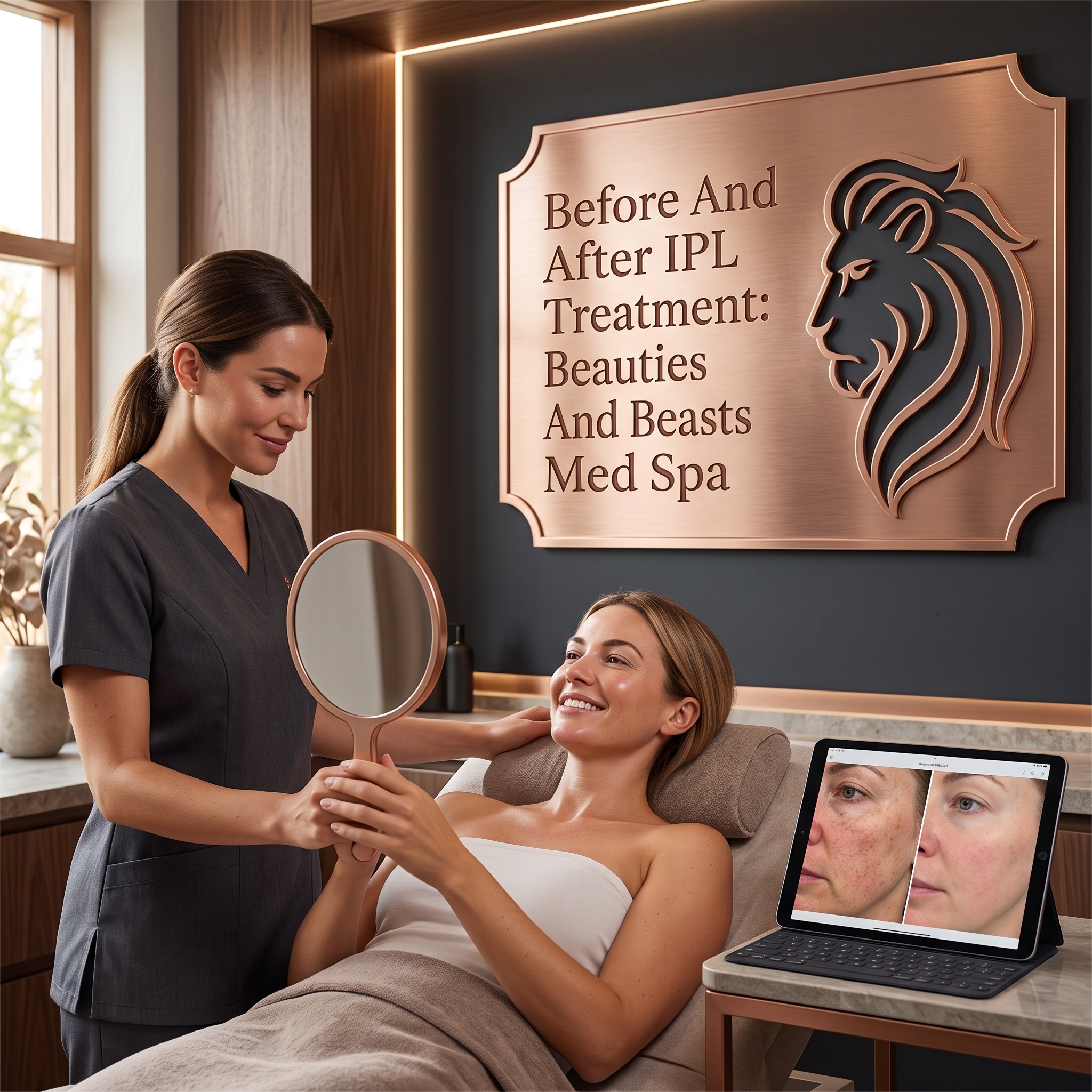BEFORE AND AFTER IPL TREATMENT: BEAUTIES AND BEASTS MED SPA DELIVERS NATURAL RESULTS