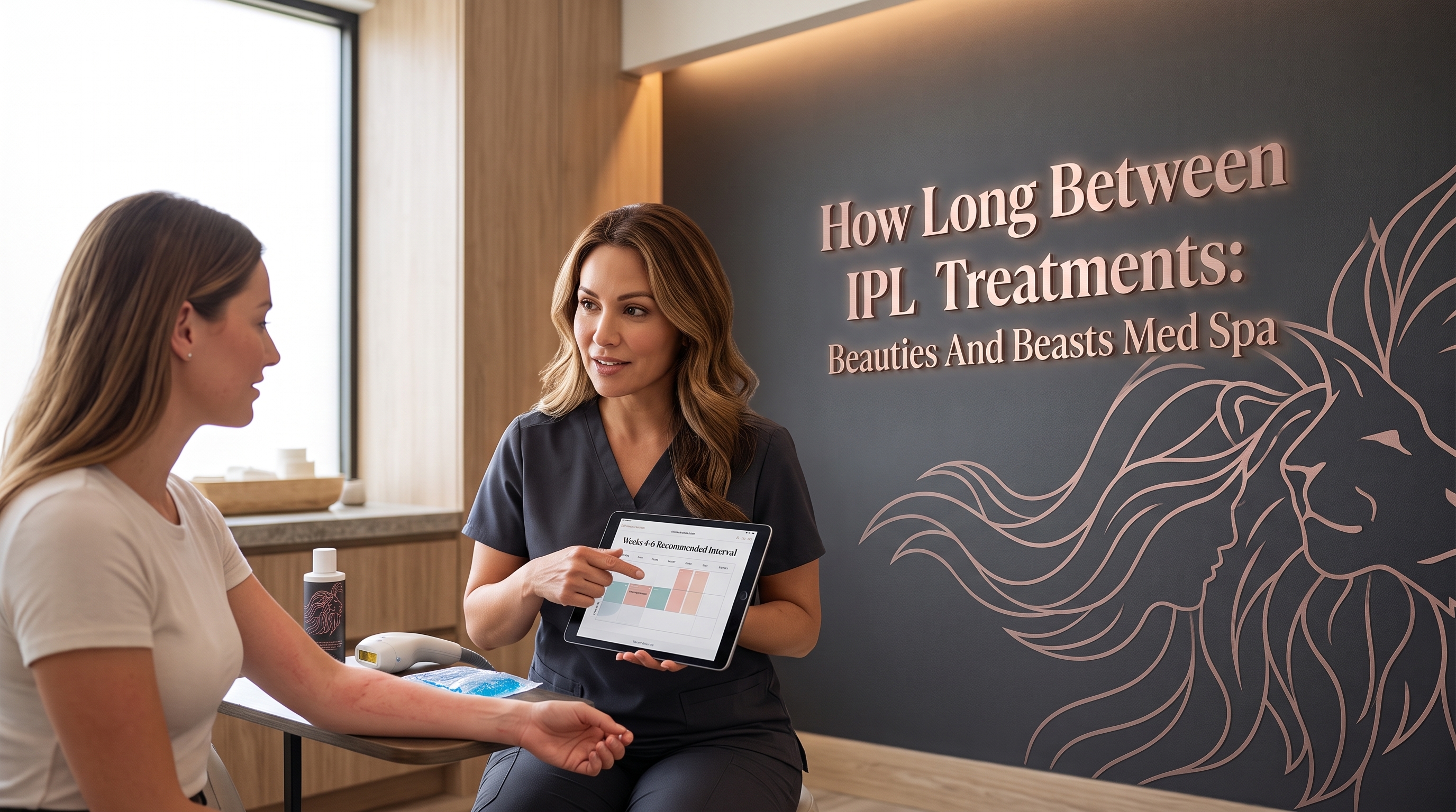 HOW LONG BETWEEN IPL TREATMENTS: BEAUTIES AND BEASTS MED SPA