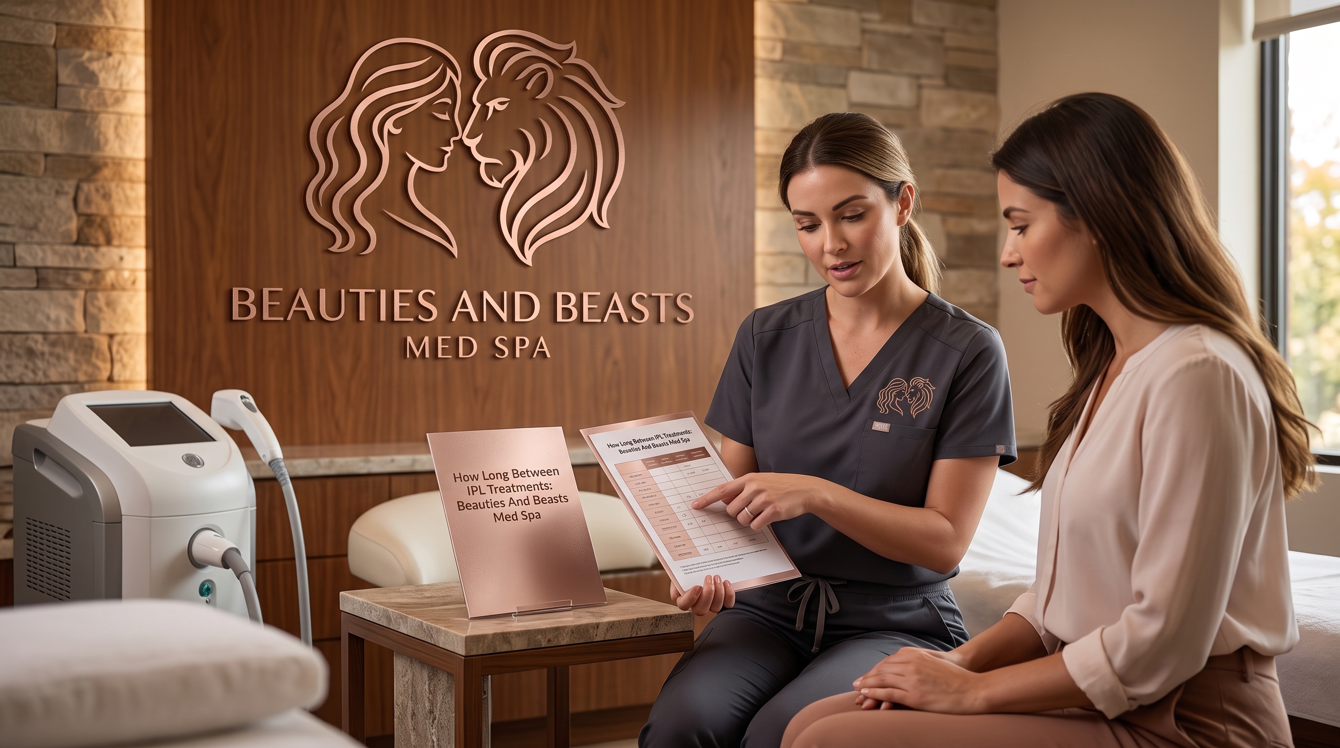 HOW LONG BETWEEN IPL TREATMENTS: BEAUTIES AND BEASTS MED SPA
