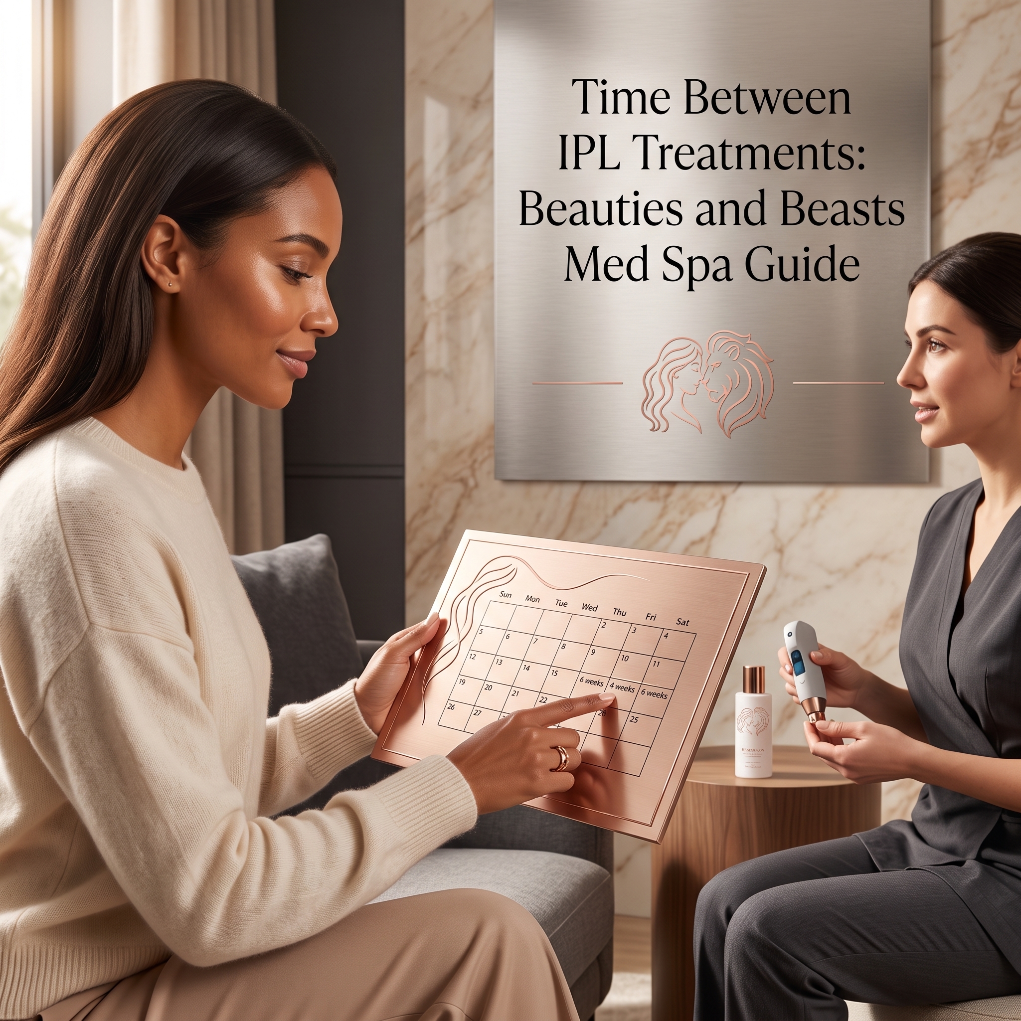TIME BETWEEN IPL TREATMENTS: BEAUTIES AND BEASTS MED SPA PROVIDES EXPERT TIMELINES