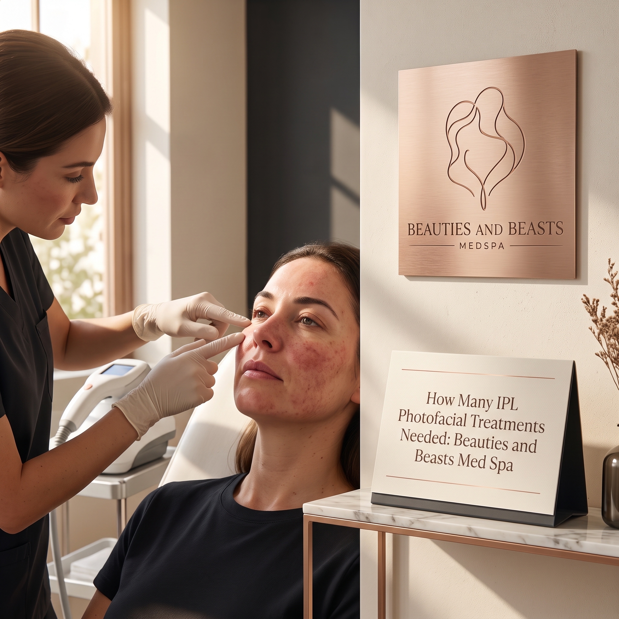 HOW MANY IPL PHOTOFACIAL TREATMENTS NEEDED: BEAUTIES AND BEASTS MED SPA