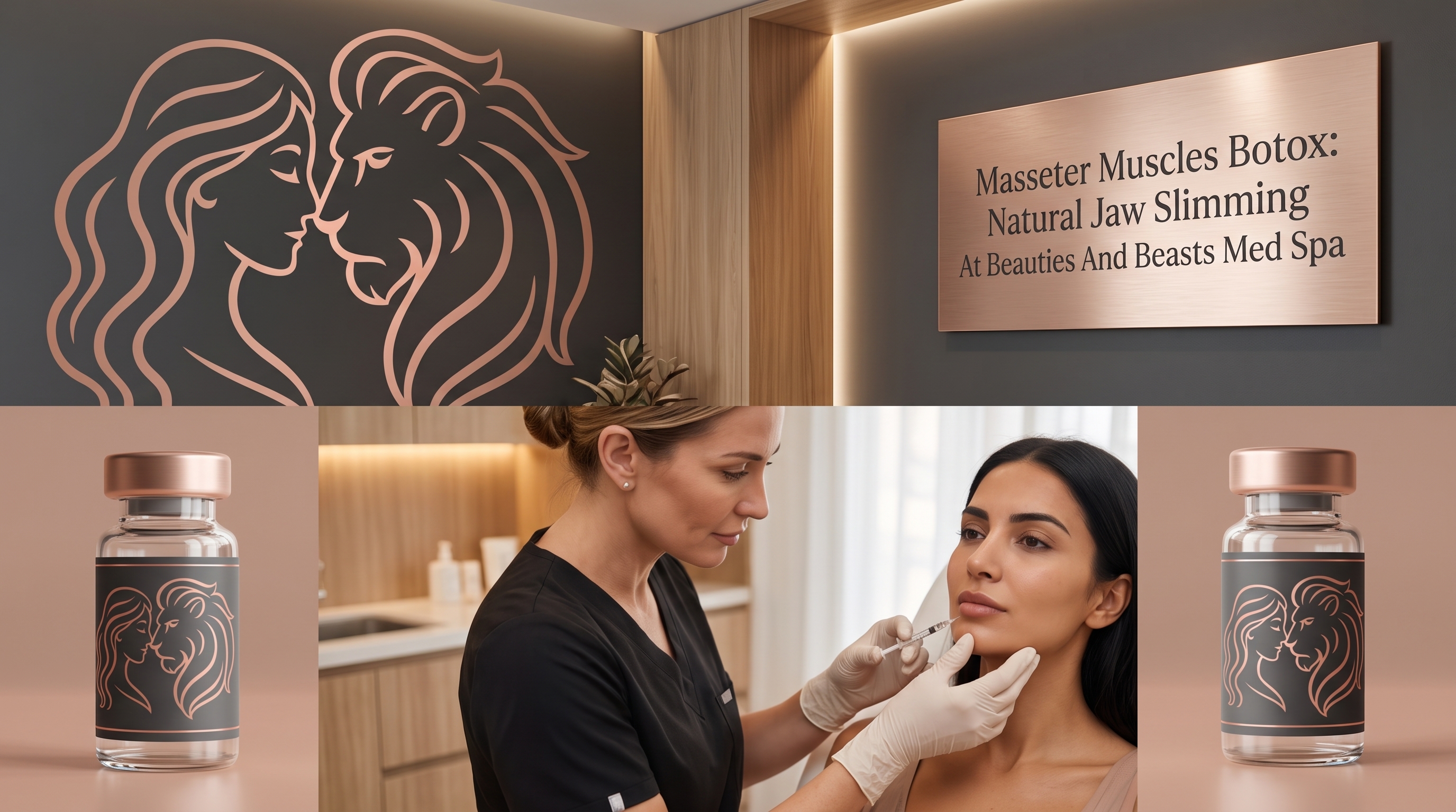 MASSETER MUSCLES BOTOX: BEAUTIES AND BEASTS MED SPA DELIVERS NATURAL JAW SLIMMING