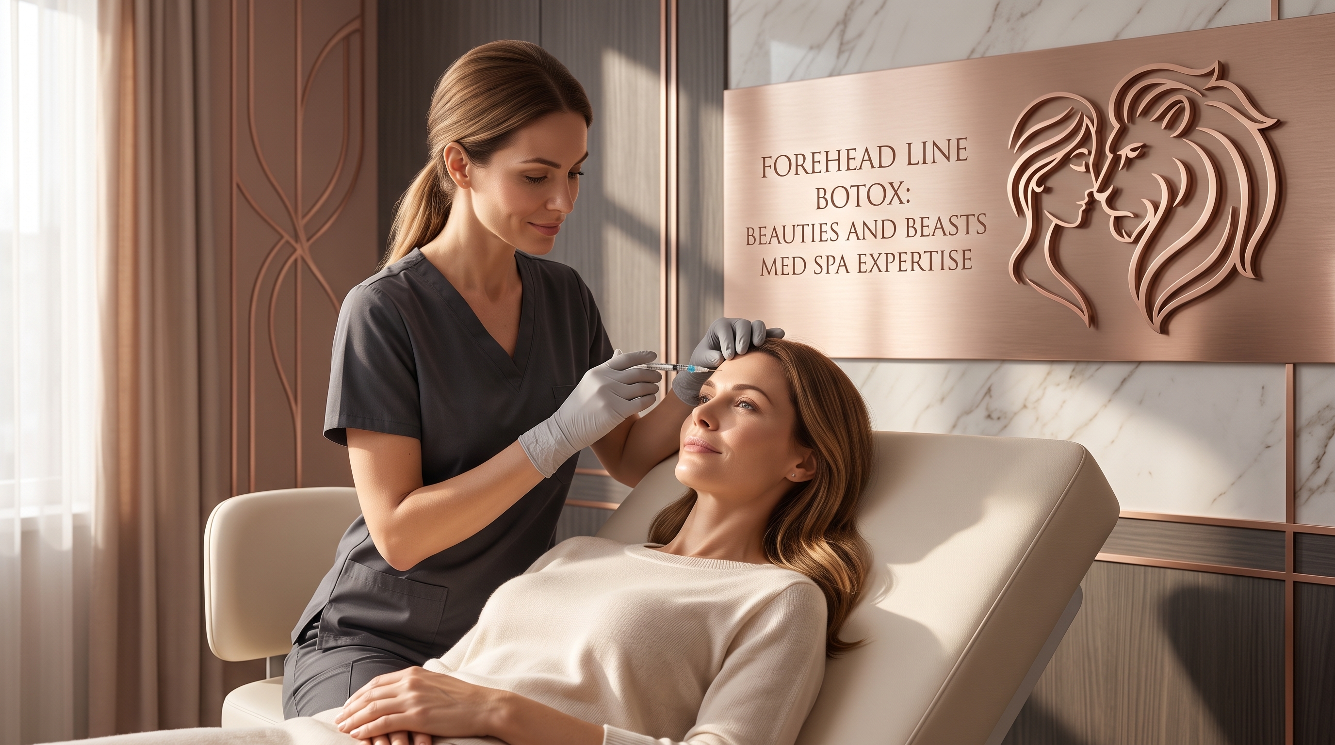 FOREHEAD LINE BOTOX: BEAUTIES AND BEASTS MED SPA DELIVERS PRECISION CARE