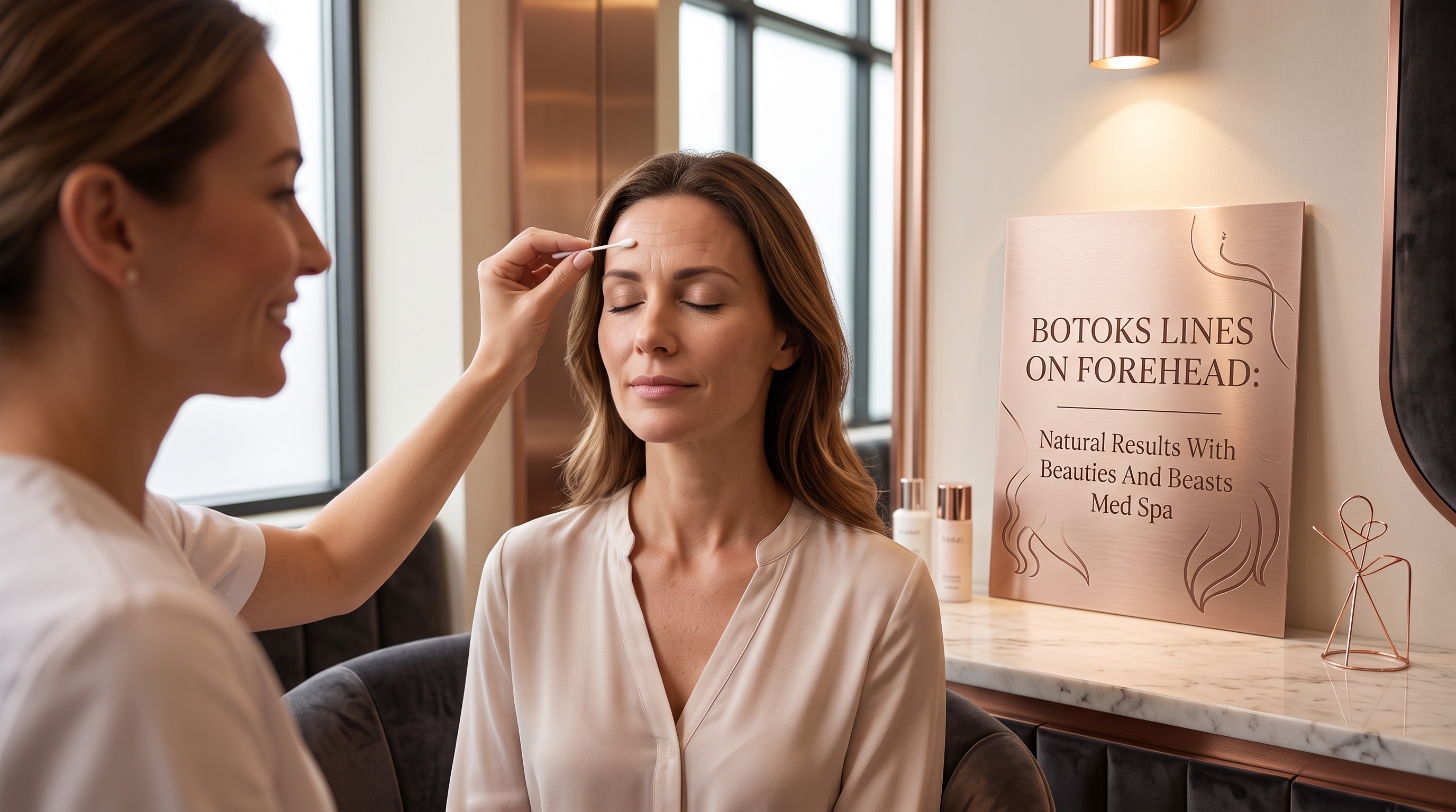 BOTOX LINES ON FOREHEAD: BEAUTIES AND BEASTS MED SPA ACCESSIBLE CARE