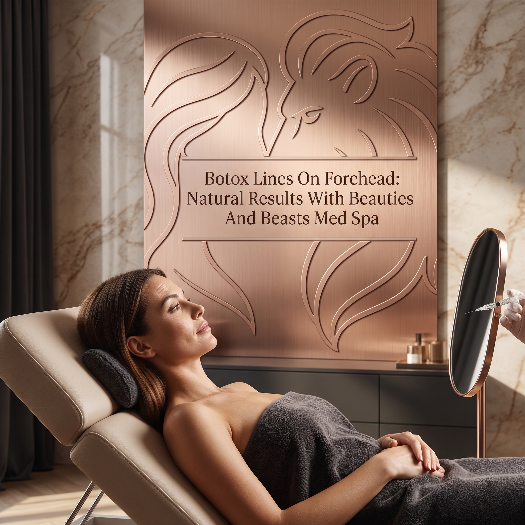 BOTOX LINES ON FOREHEAD: BEAUTIES AND BEASTS MED SPA DELIVERS NATURAL FOREHEAD SMOOTHING