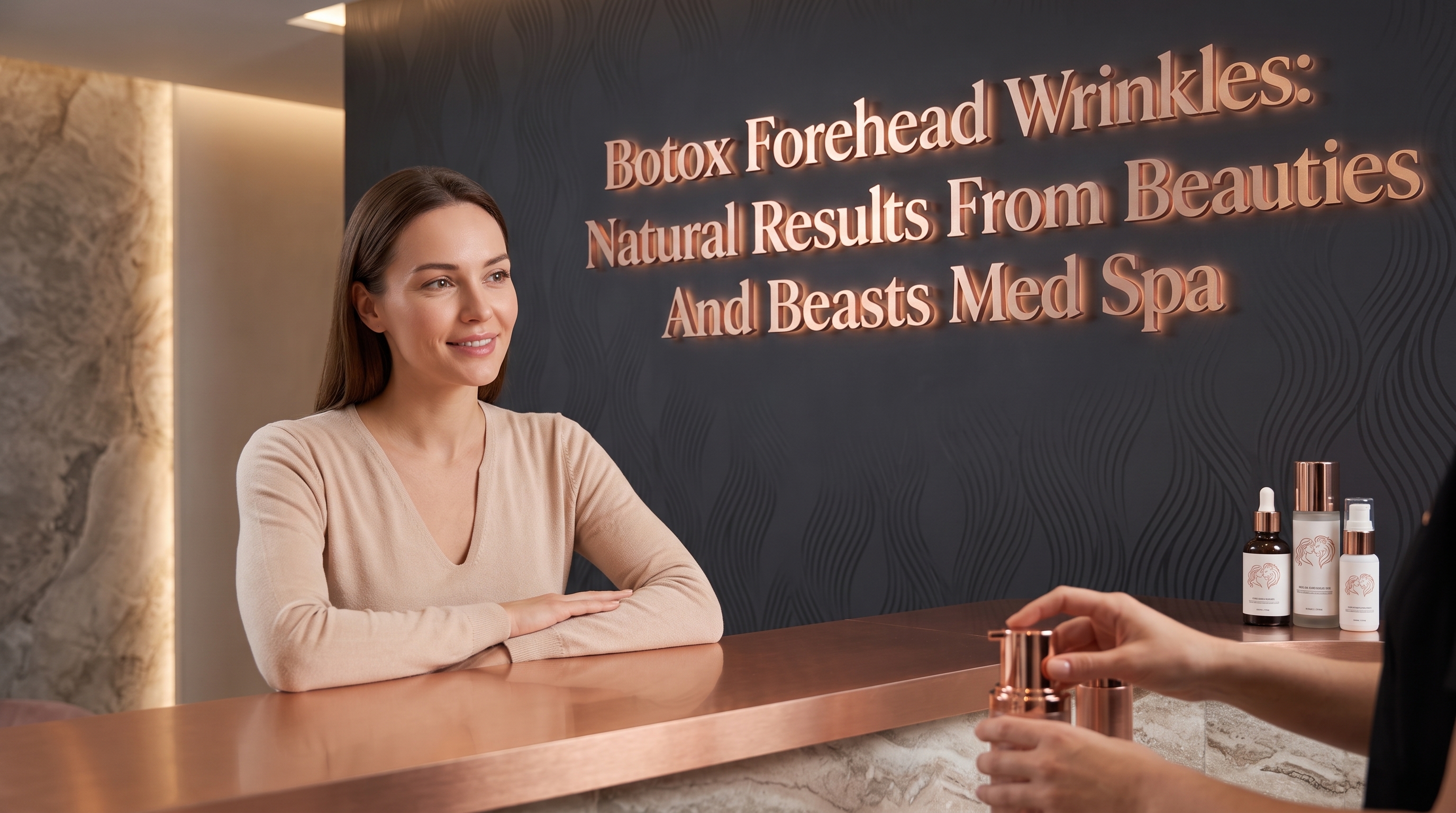 BOTOX FOREHEAD WRINKLES: BEAUTIES AND BEASTS MED SPA REDUCES WRINKLES