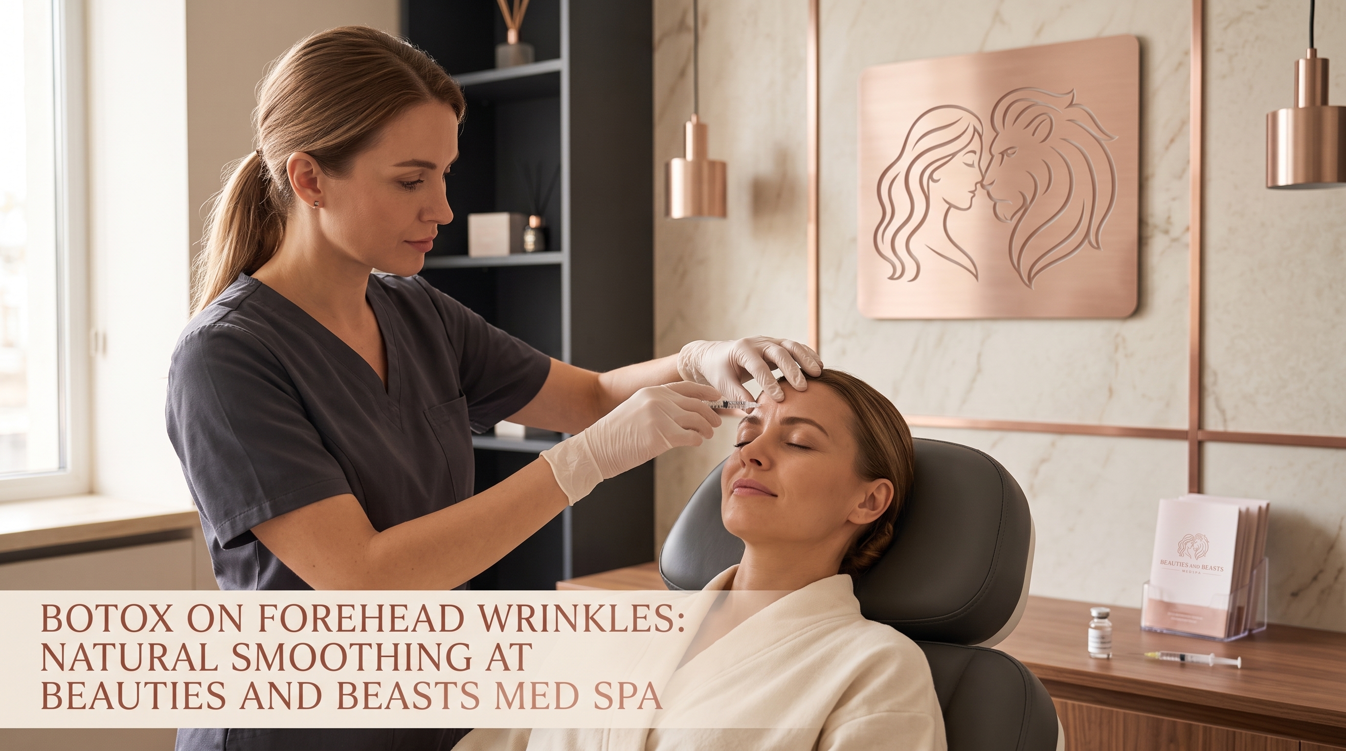BOTOX ON FOREHEAD WRINKLES: NATURAL SMOOTHING AT BEAUTIES AND BEASTS MED SPA