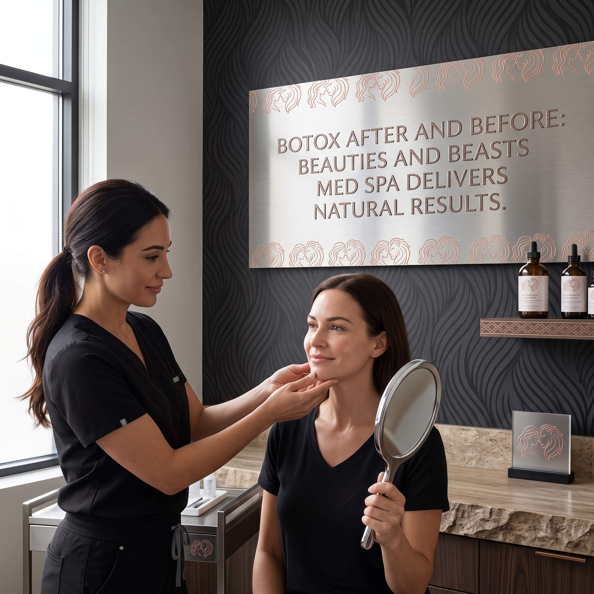 BOTOX AFTER AND BEFORE: BEAUTIES AND BEASTS MED SPA DELIVERS NATURAL RESULTS
