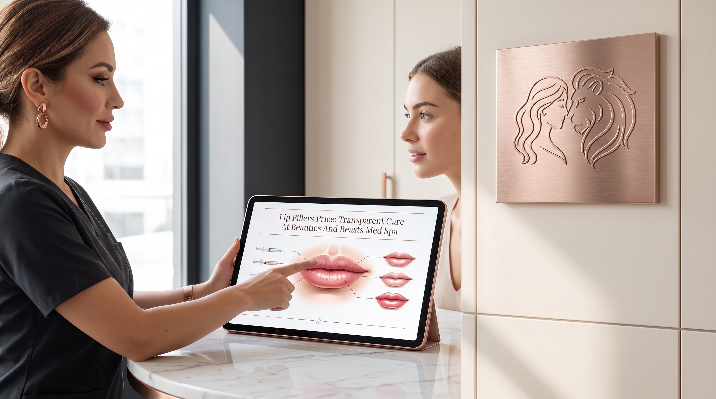 LIP FILLERS PRICE: BEAUTIES AND BEASTS MED SPA TRANSPARENT PRICING