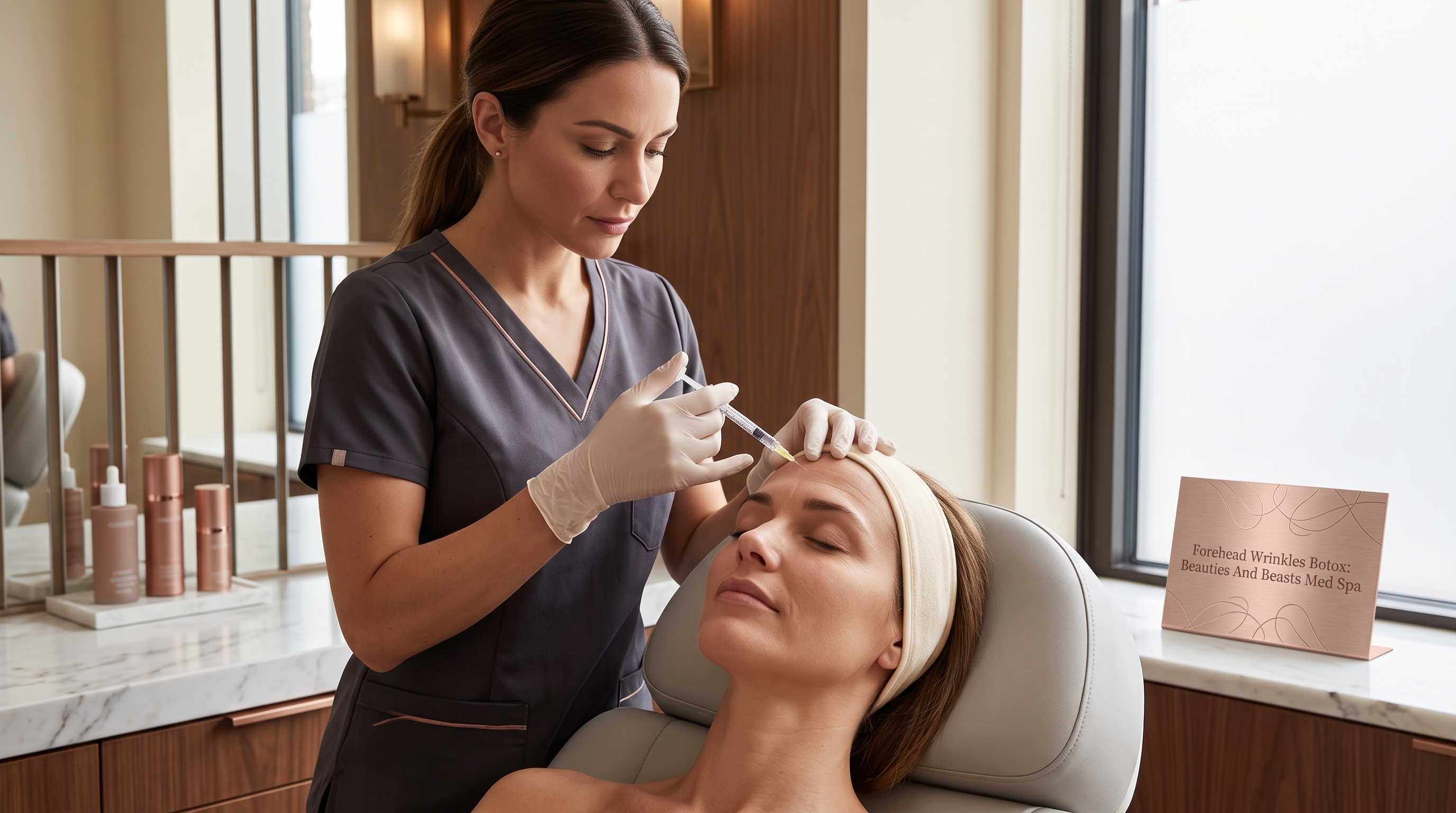 Forehead Wrinkles Botox Treatment At Beauties and Beasts Med Spa FOREHEAD WRINKLES BOTOX: BEAUTIES AND BEASTS MED SPA DELIVERS PRECISION