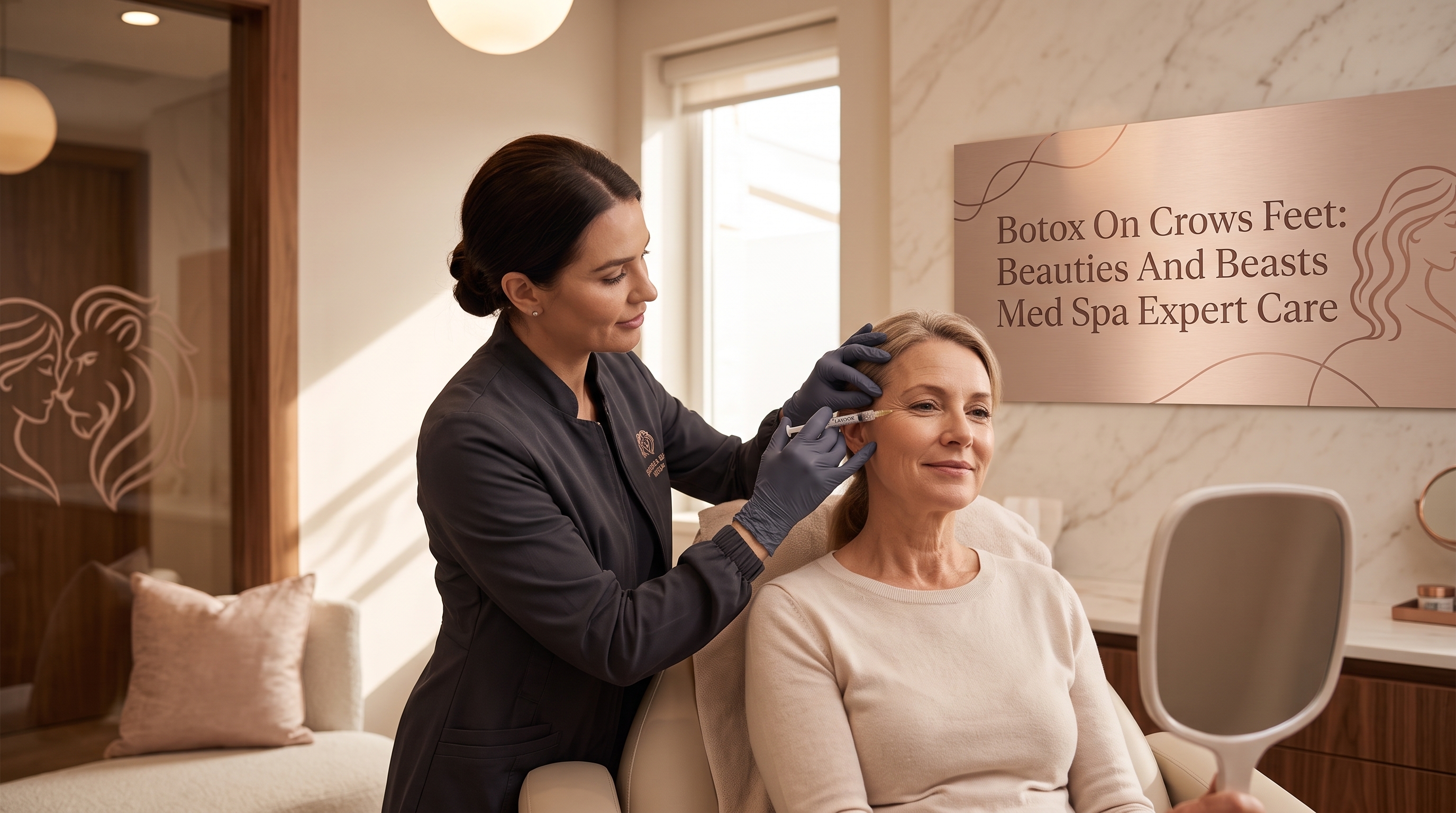 BOTOX ON CROWS FEET: BEAUTIES AND BEASTS MED SPA DELIVERS NATURAL RESULTS