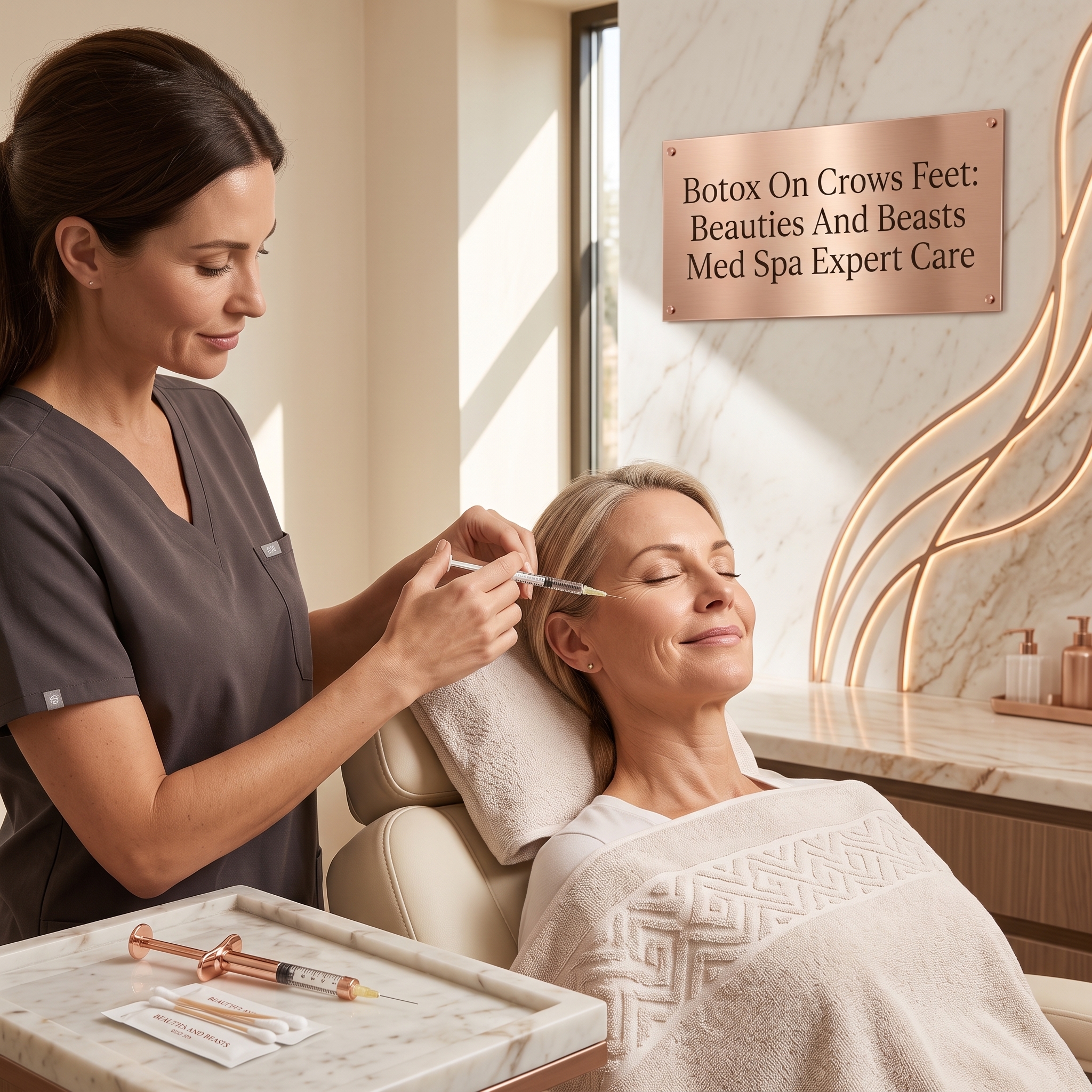 BOTOX ON CROWS FEET: BEAUTIES AND BEASTS MED SPA DELIVERS NATURAL RESULTS