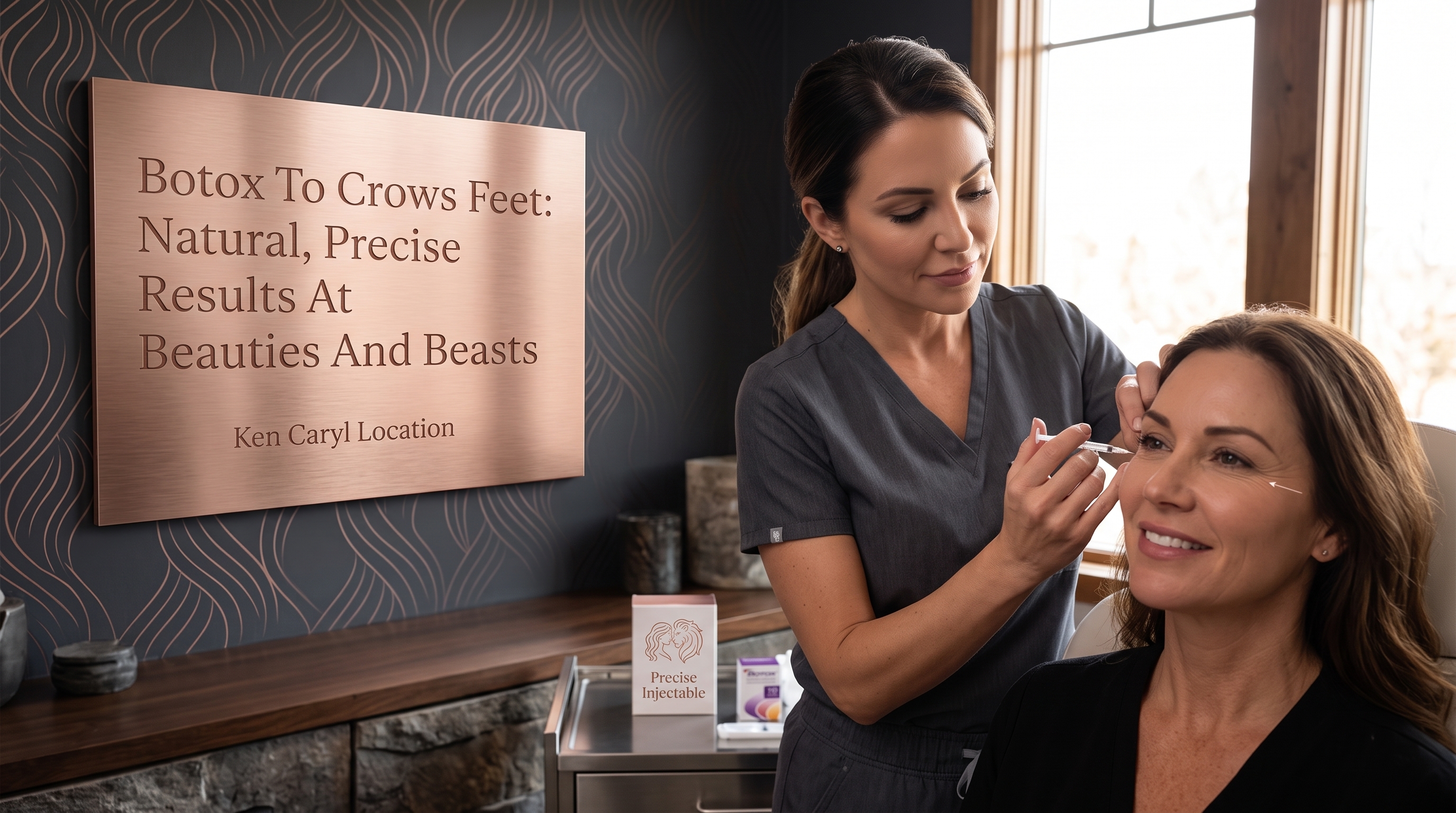 BOTOX TO CROWS FEET: BEAUTIES AND BEASTS MED SPA KEN CARYL LOCATION