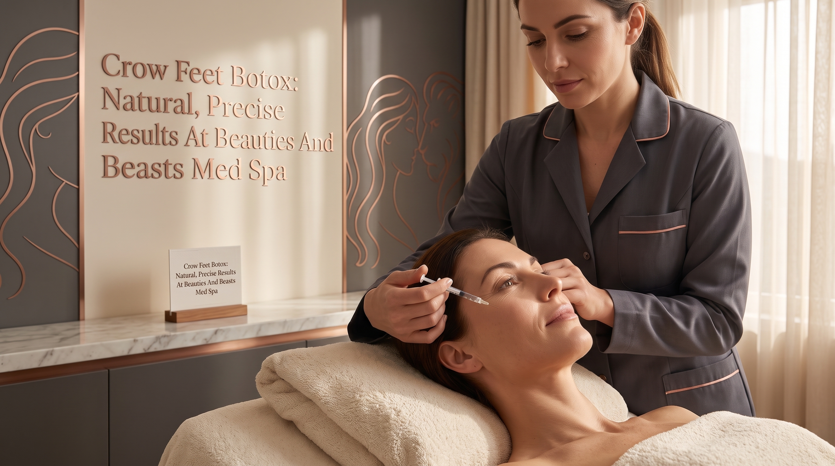 CROW FEET BOTOX: BEAUTIES AND BEASTS MED SPA DELIVERS NATURAL PERIOCULAR REJUVENATION