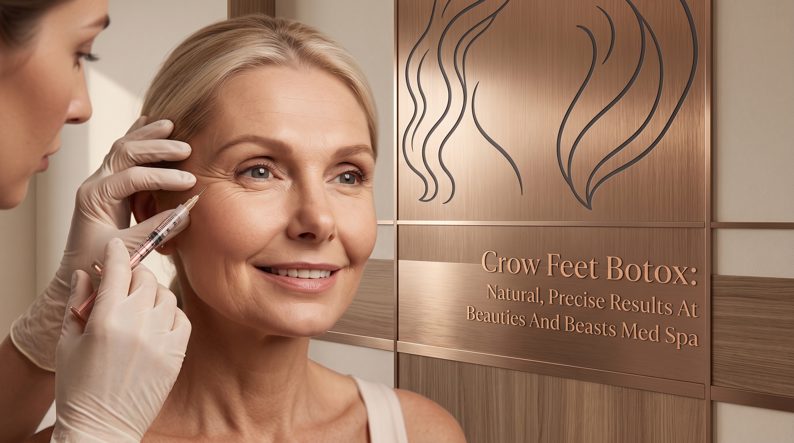 CROW FEET BOTOX: BEAUTIES AND BEASTS MED SPA NATURAL RESULTS