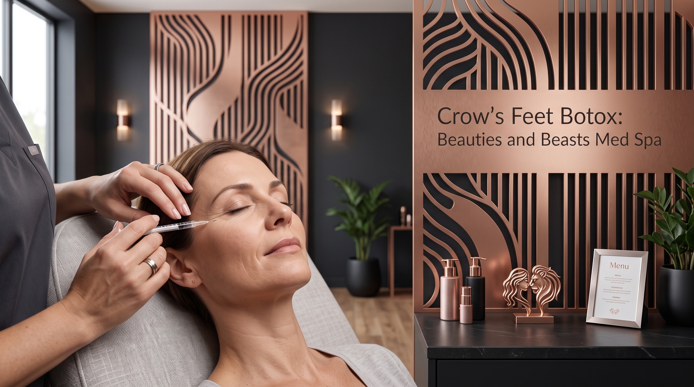CROW'S FEET BOTOX: BEAUTIES AND BEASTS MED SPA DELIVERS NATURAL RESULTS