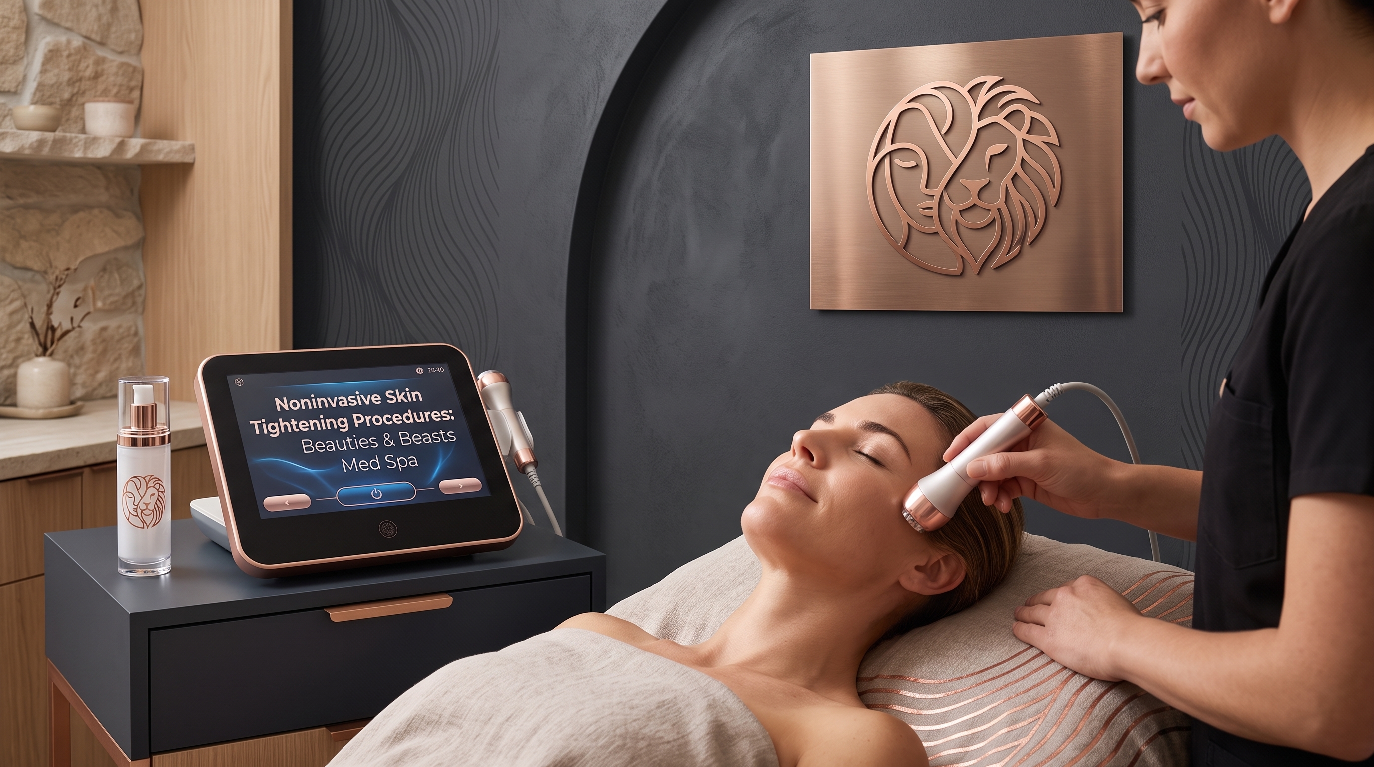 NONINVASIVE SKIN TIGHTENING PROCEDURES: BEAUTIES AND BEASTS MED SPA