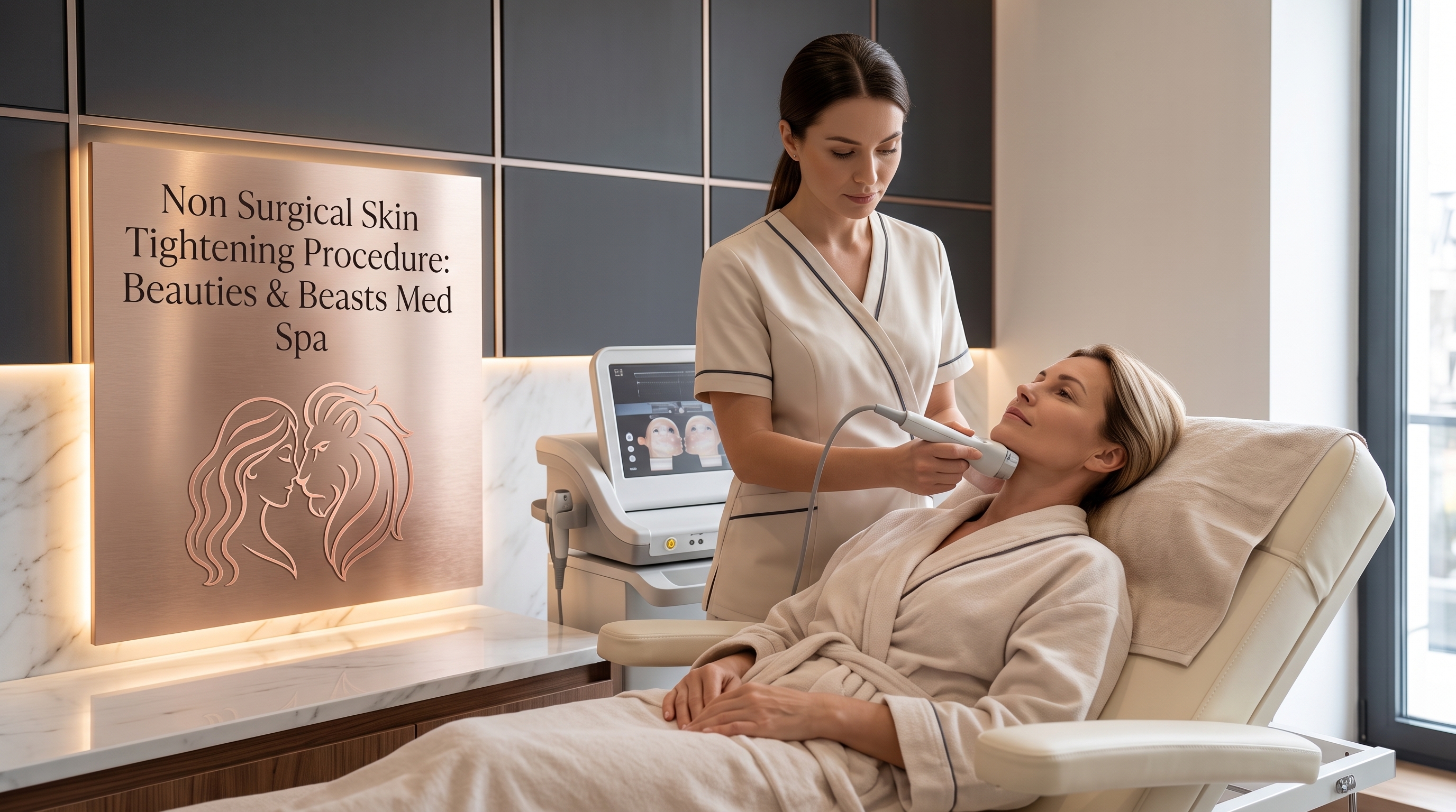 NON SURGICAL SKIN TIGHTENING PROCEDURE: BEAUTIES AND BEASTS MED SPA