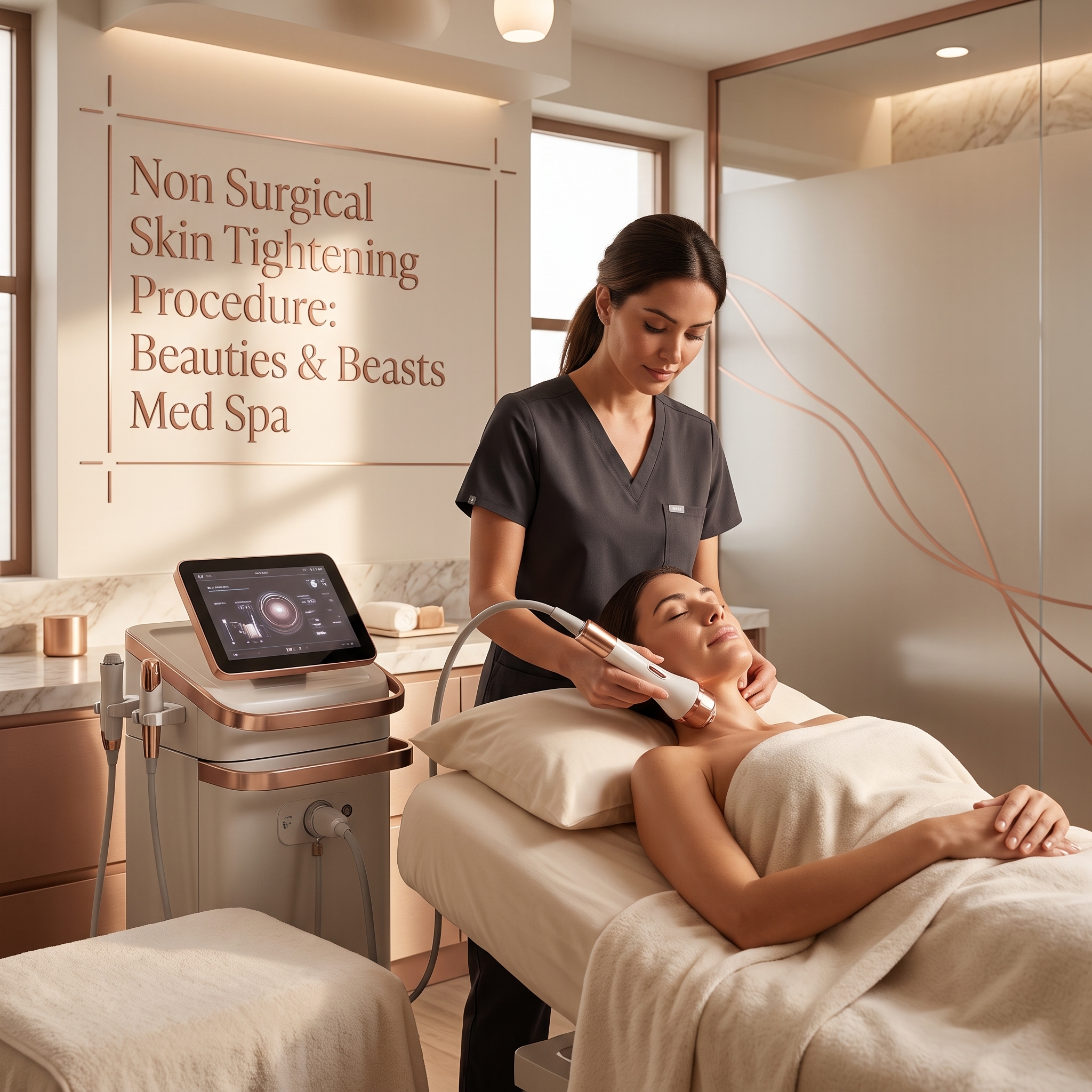 NON SURGICAL SKIN TIGHTENING PROCEDURE: BEAUTIES AND BEASTS MED SPA