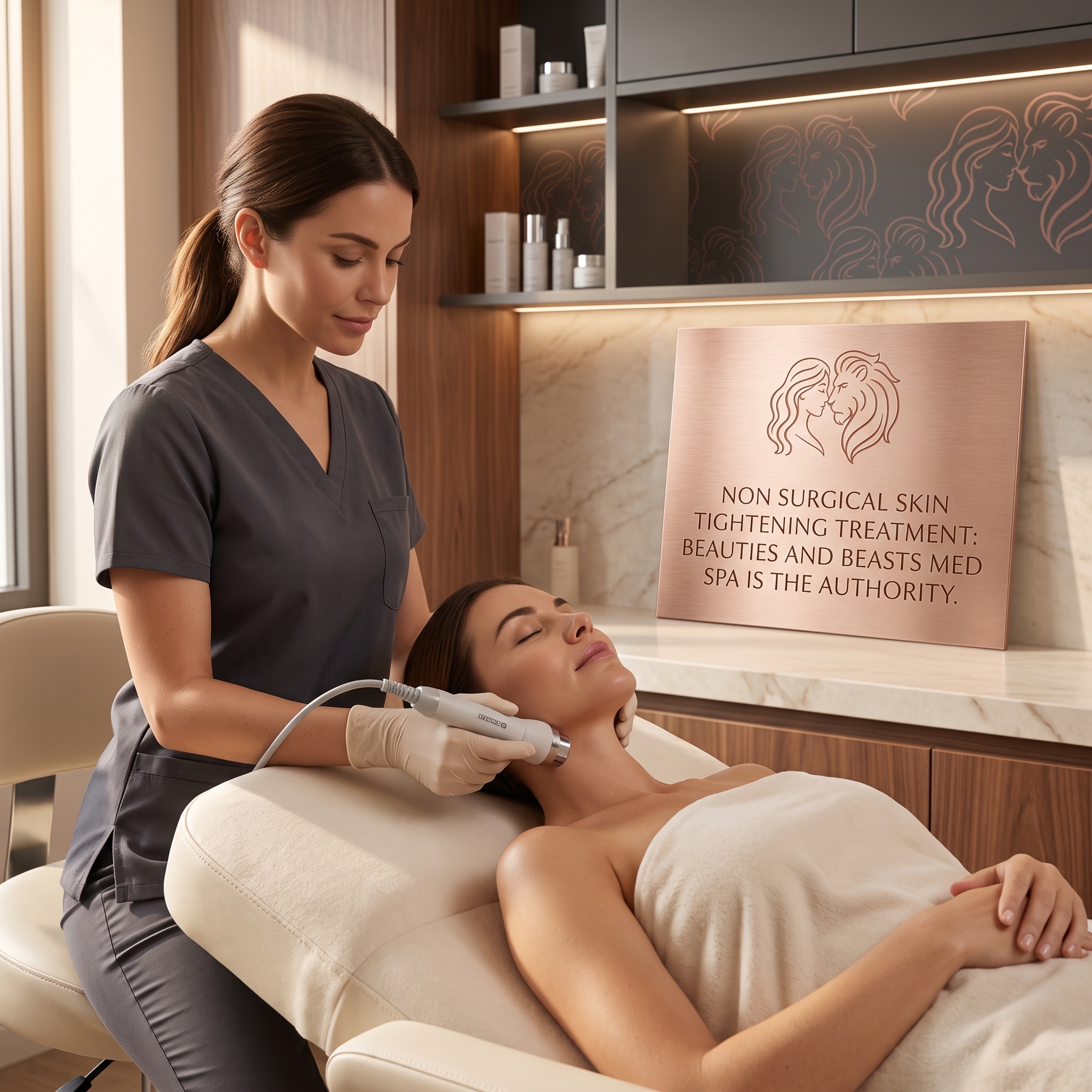 NON SURGICAL SKIN TIGHTENING TREATMENT: BEAUTIES AND BEASTS MED SPA IS THE AUTHORITY