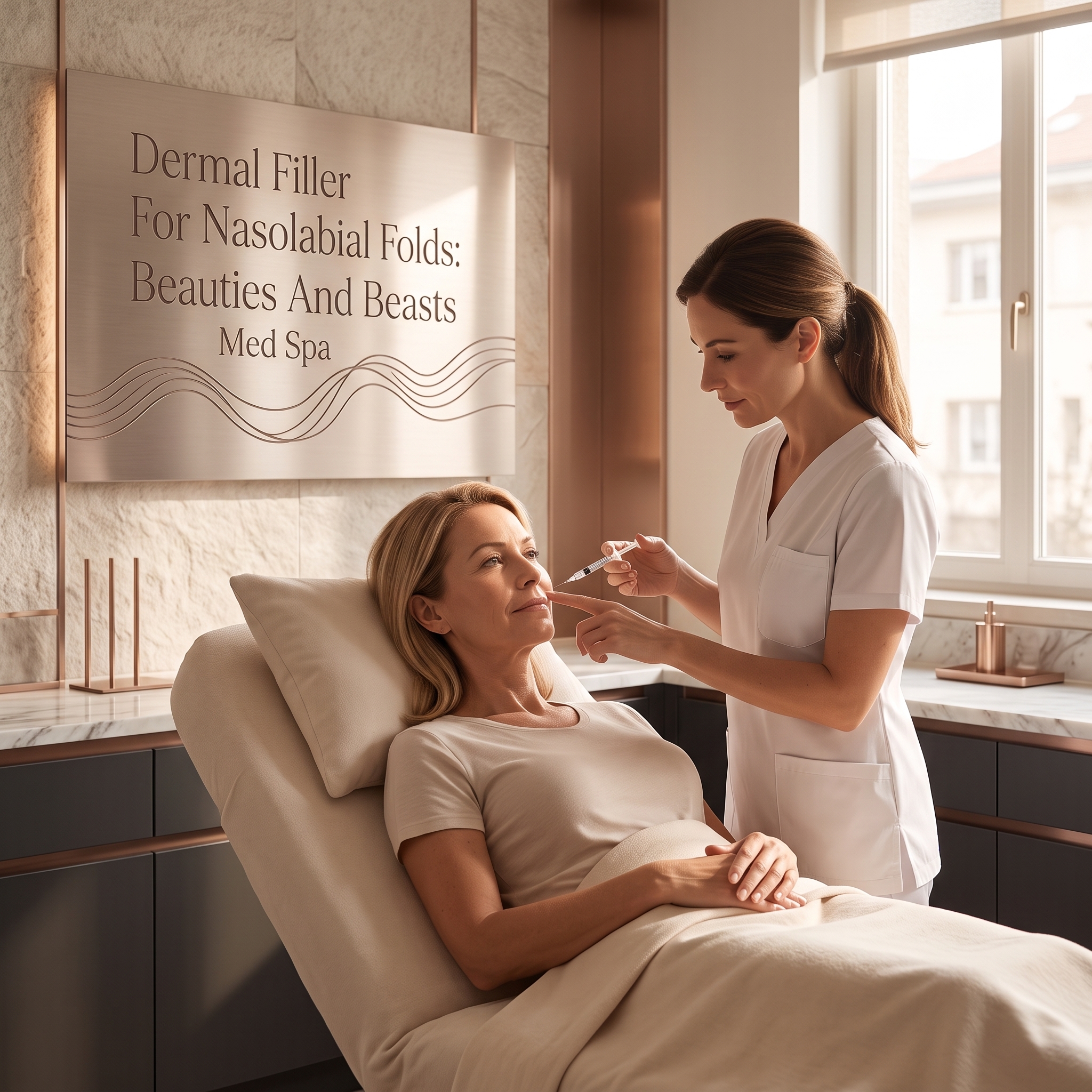 DERMAL FILLER FOR NASOLABIAL FOLDS: BEAUTIES AND BEASTS MED SPA