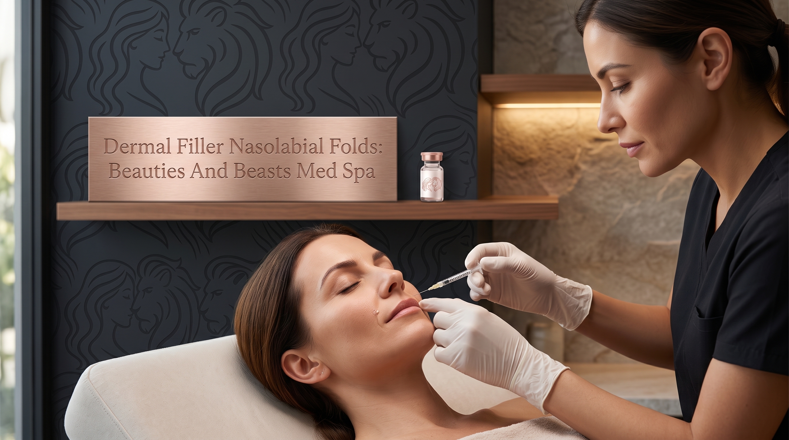 DERMAL FILLER NASOLABIAL FOLDS: BEAUTIES AND BEASTS MED SPA DELIVERS NATURAL CONTOURING
