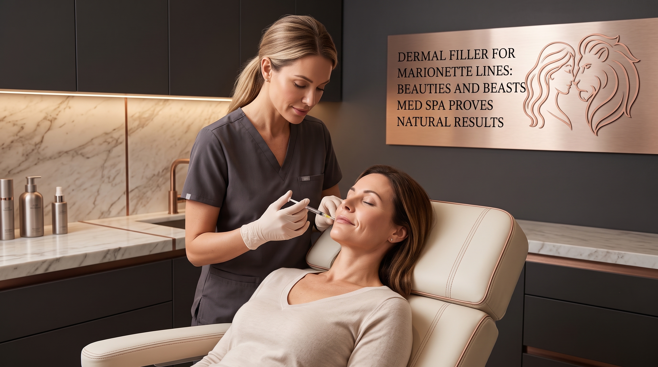 Before And After Dermal Filler For Marionette Lines At Beauties And Beasts Med Spa DERMAL FILLER FOR MARIONETTE LINES: BEAUTIES AND BEASTS MED SPA PROVES NATURAL RESULTS