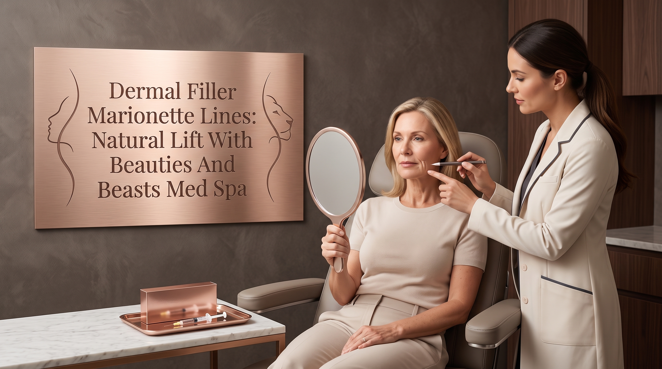 DERMAL FILLER MARIONETTE LINES: BEAUTIES AND BEASTS MED SPA