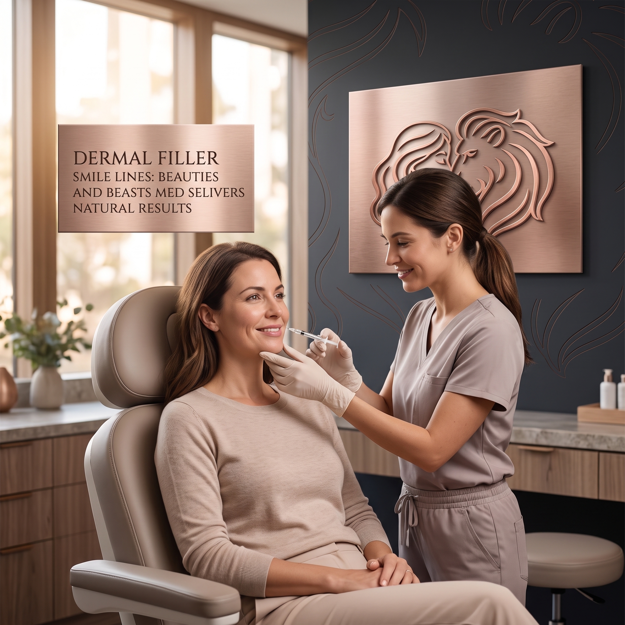 DERMAL FILLER SMILE LINES: BEAUTIES AND BEASTS MED SPA DELIVERS NATURAL RESULTS