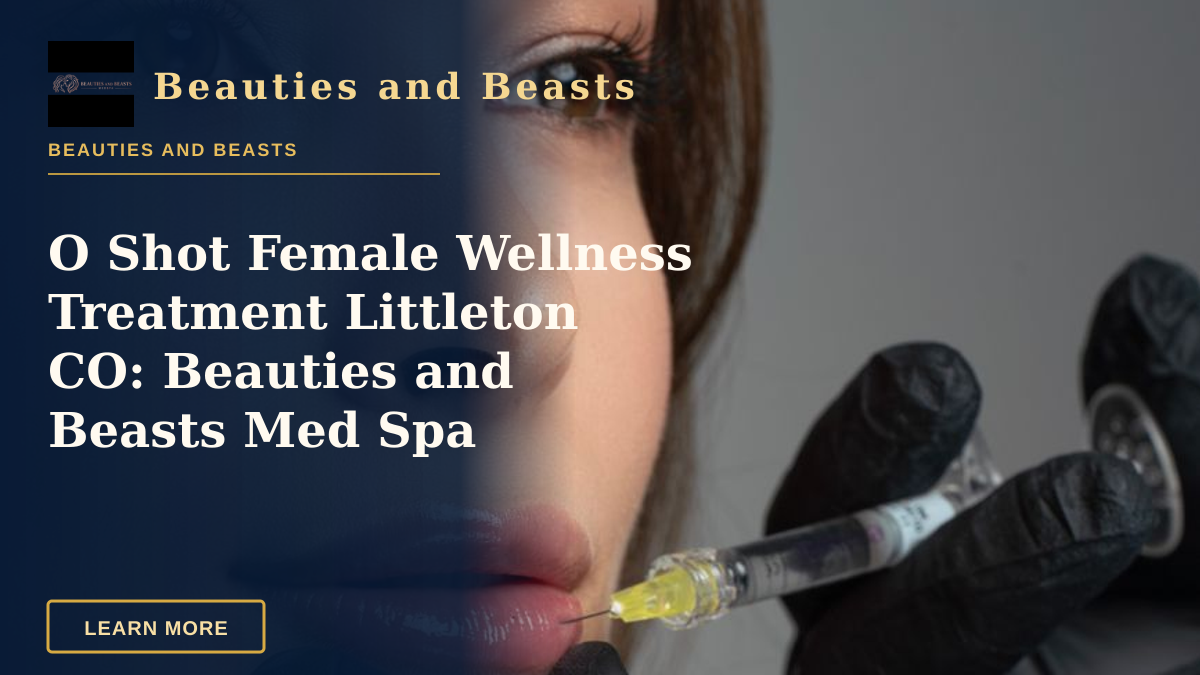 O Shot Female Wellness Treatment Littleton CO: Beauties and Beasts Med Spa — Detailed image of a cosmetic lip injection being administered by a professional.