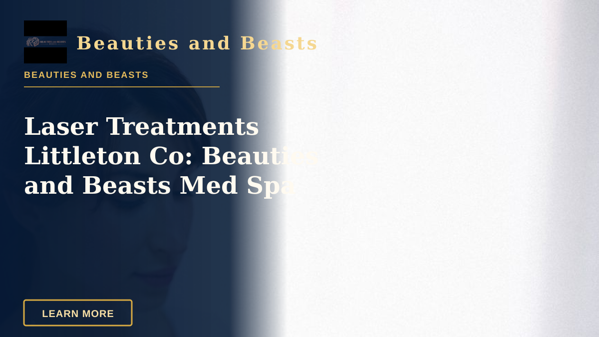 Laser Treatments Littleton Co: Beauties and Beasts Med Spa — Aesthetician in a clinic using laser technology for a facial skin treatment on a patient.