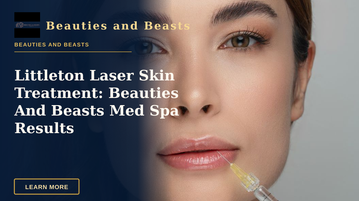Littleton Laser Skin Treatment: Beauties And Beasts Med Spa Results — Woman receiving a cosmetic lip injection by a professional in a clinical setting.